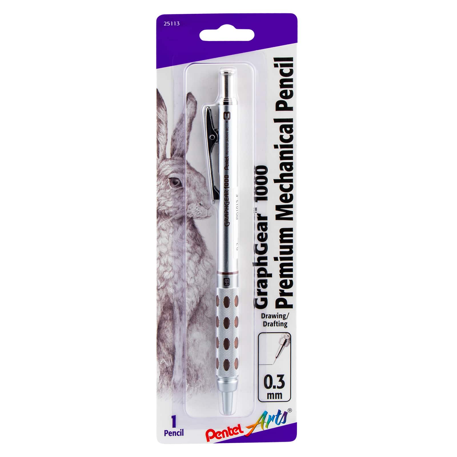Pentel&#xAE; GraphGear 1000&#x2122; Mechanical Pencil, 0.3mm