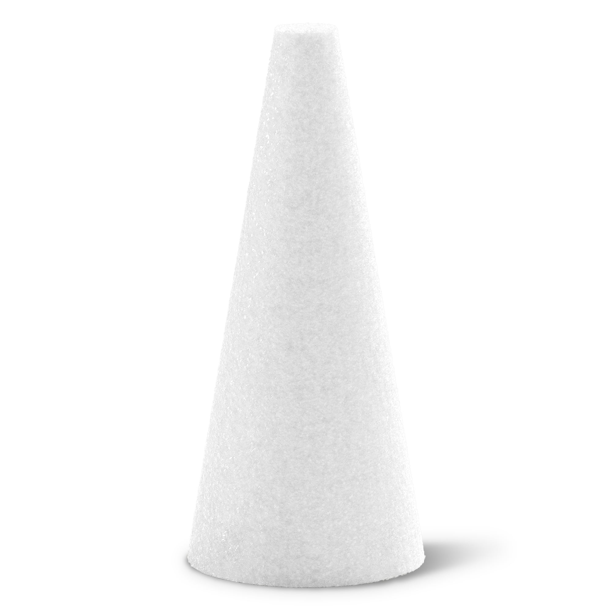 CCINEE 24cm Natural White Styrofoam Cone Style For Christmas Tree