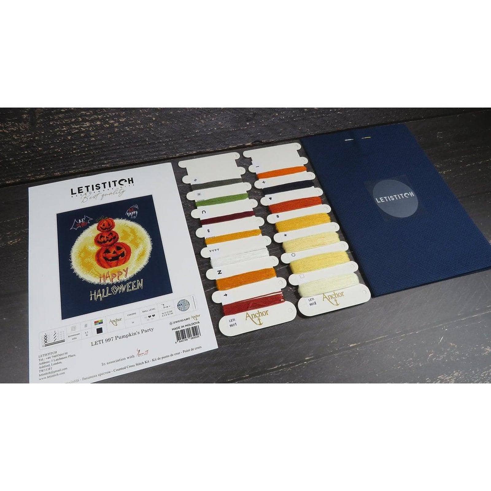 Letistitch Pumpkin's Party Counted Cross Stitch Kit