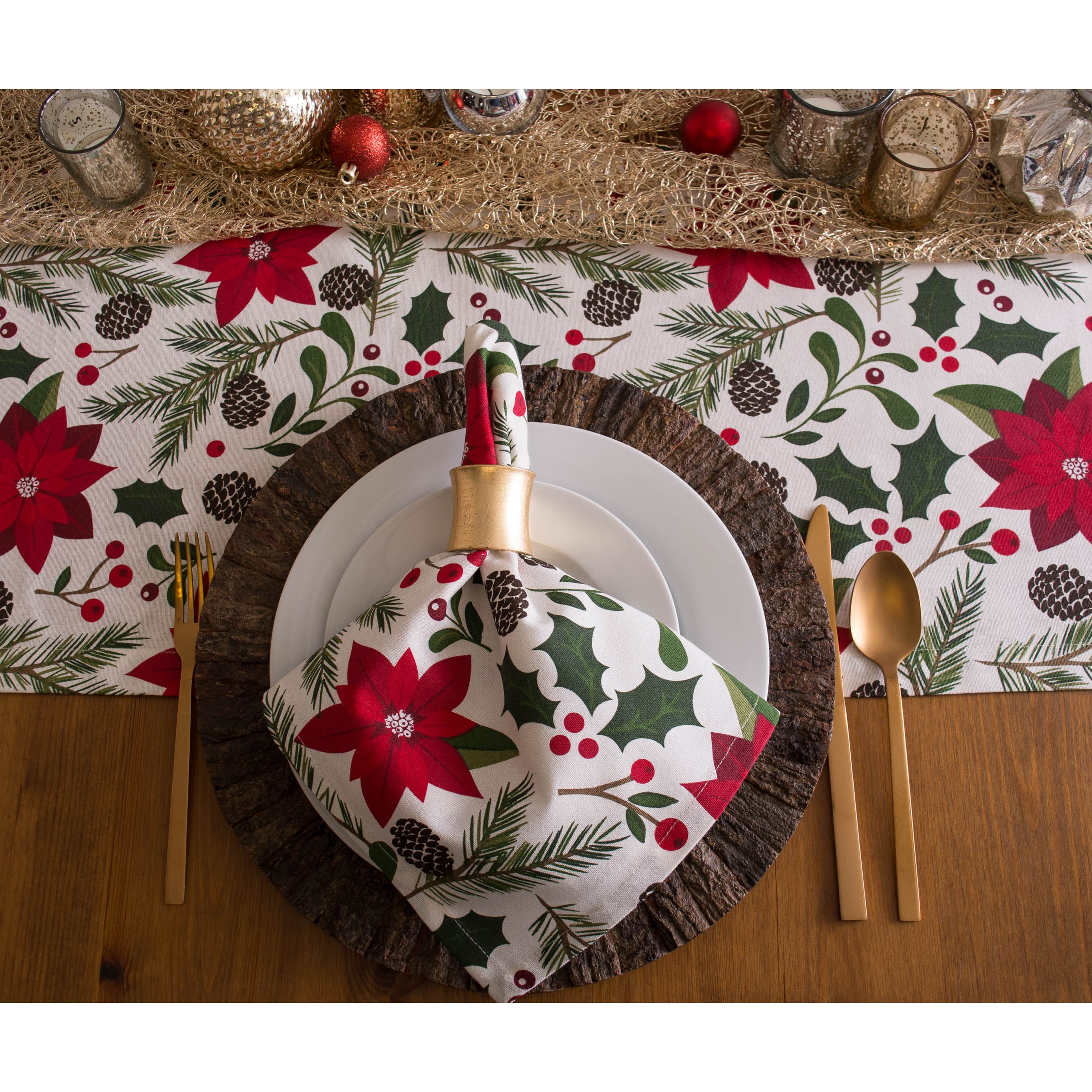 DII® 108'' Woodland Christmas Table Runner