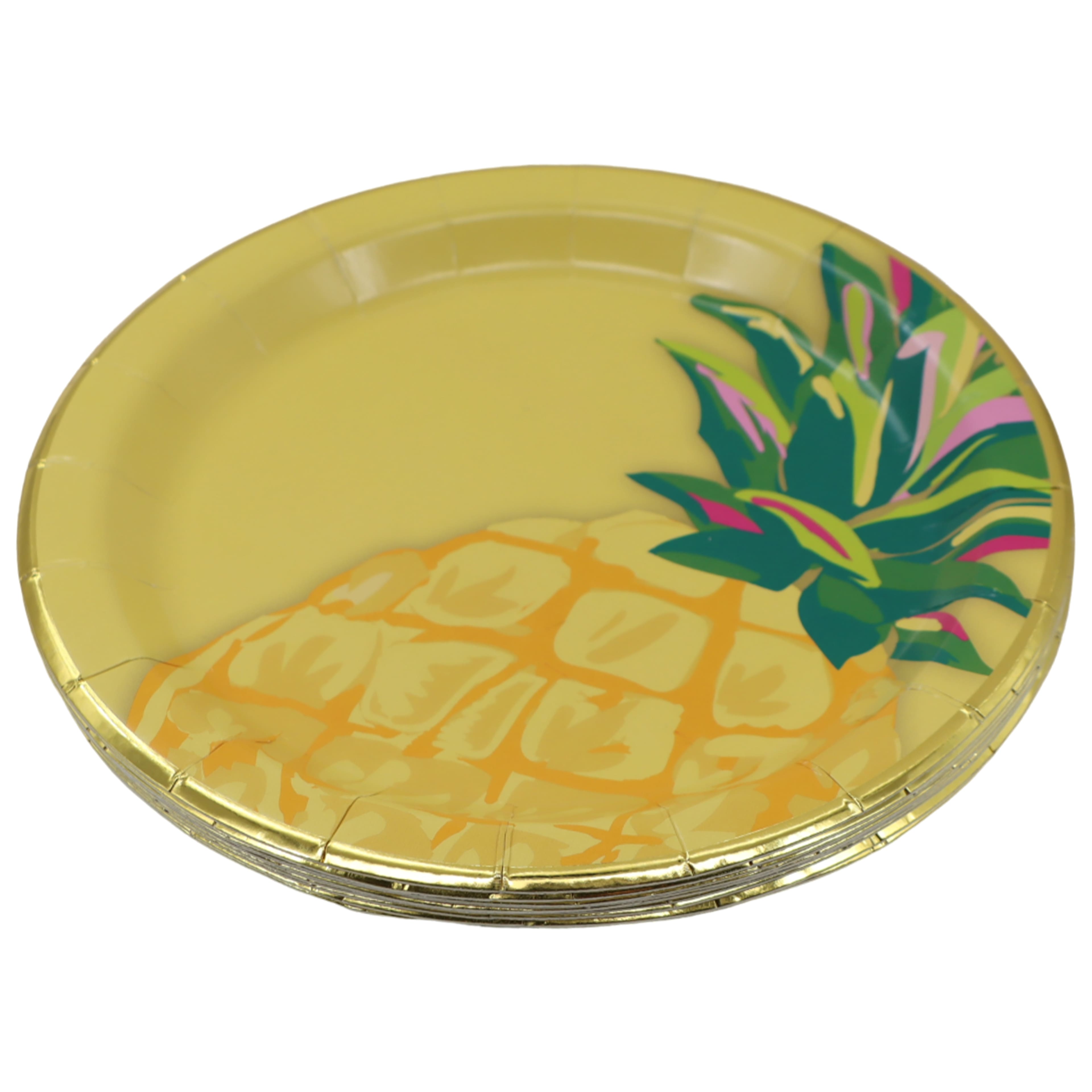 7&#x22; Pineapple Paper Plates, 12ct. by Ashland&#xAE;