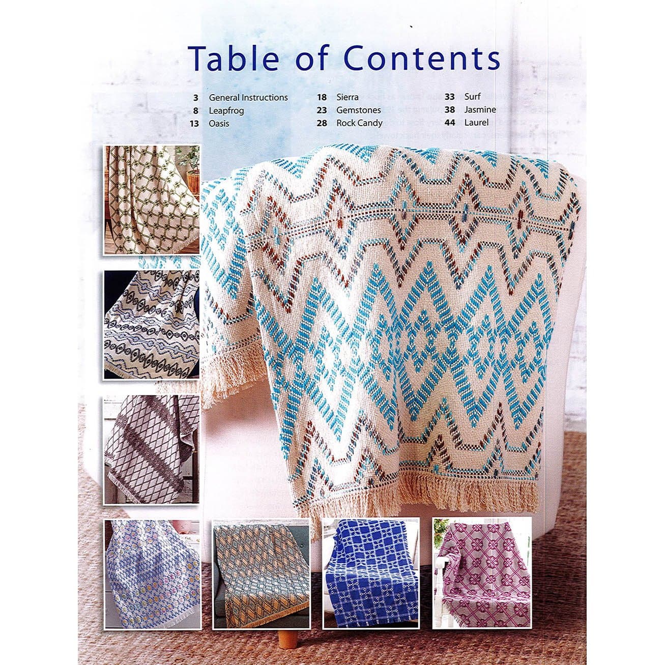Annie&#x27;s Inspiring Afghans For Swedish Weaving Book