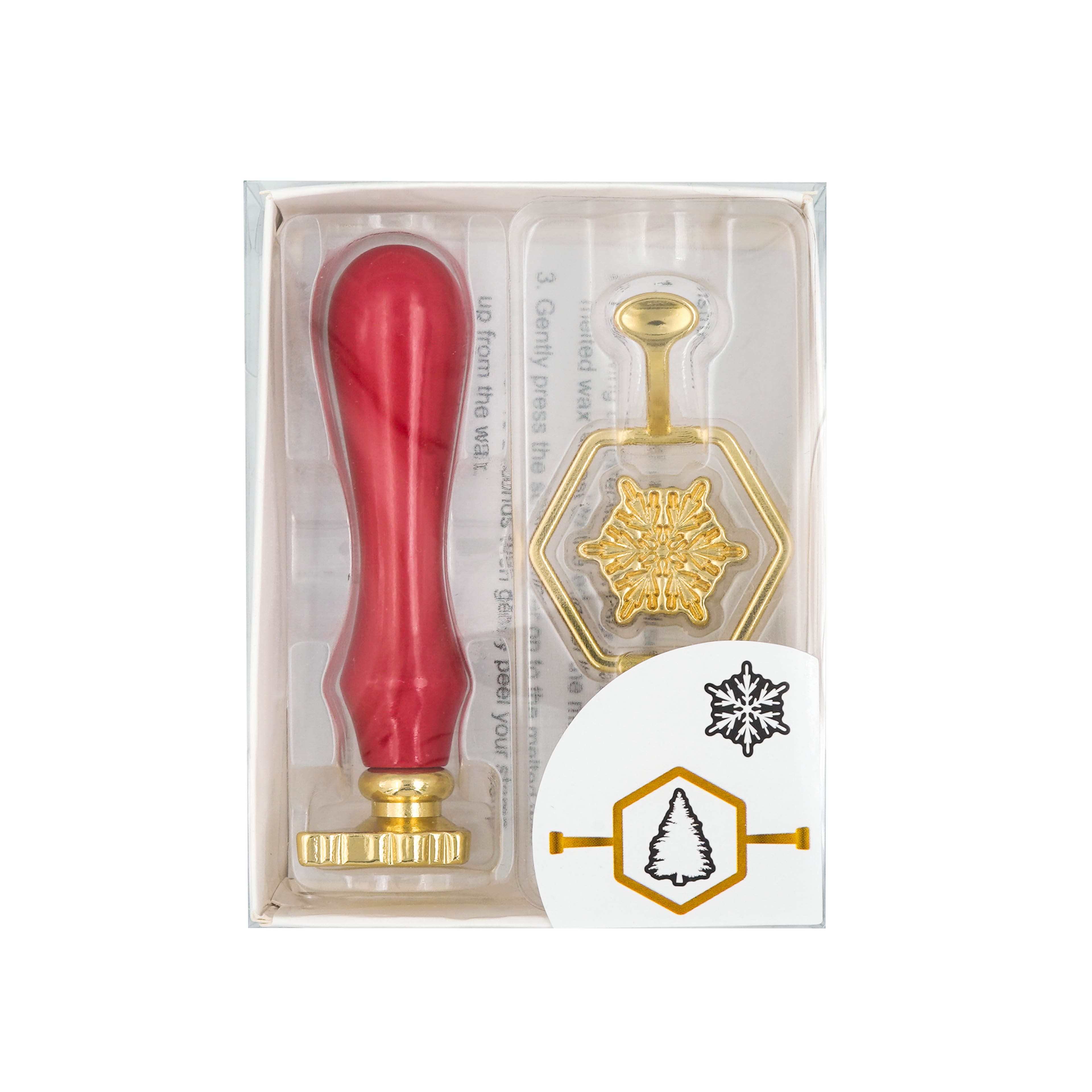 Christmas Tree &#x26; Snowflake Sealing Wax Stamp Set by Recollections&#x2122;