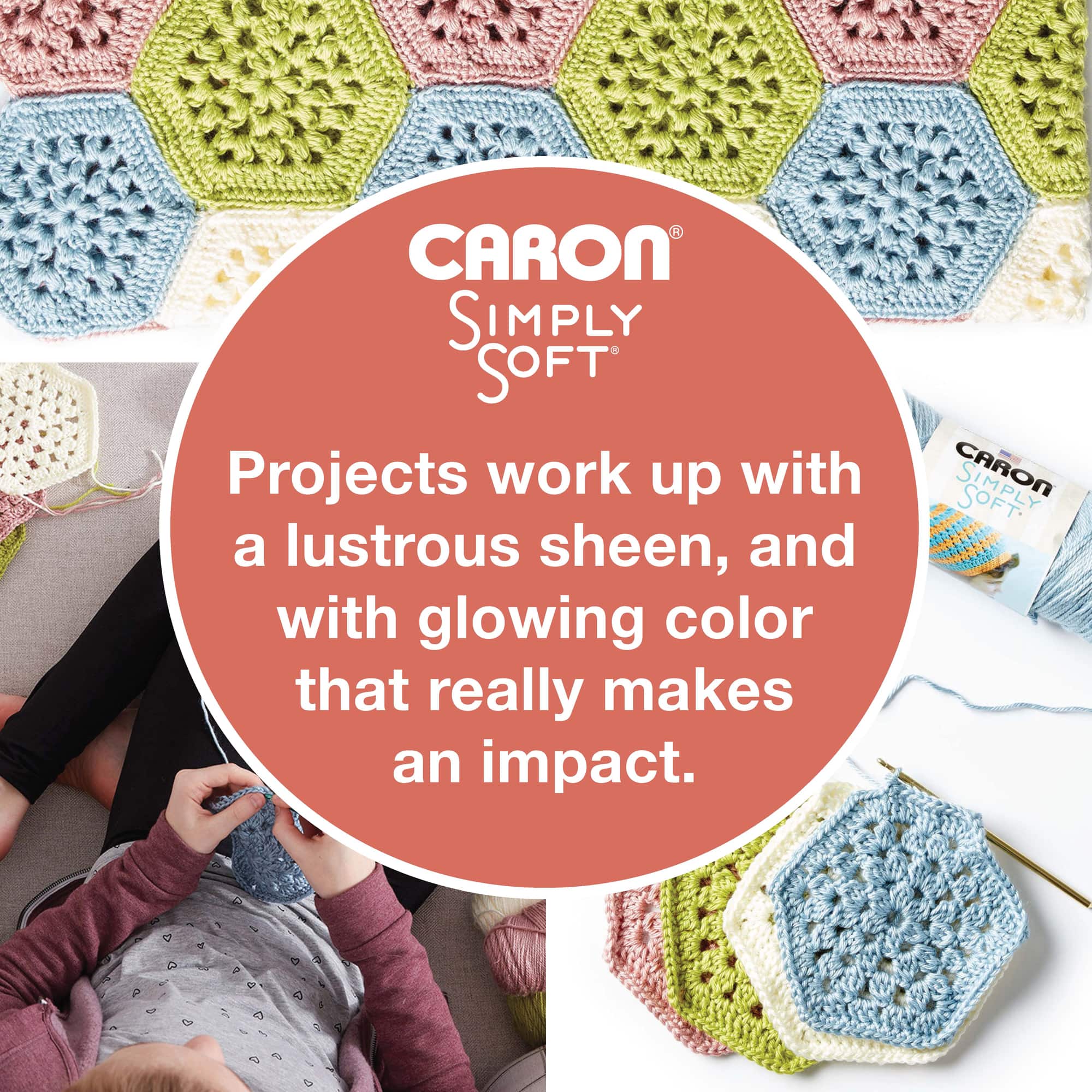 Multipack Caron® Simply Soft® Solid Yarn