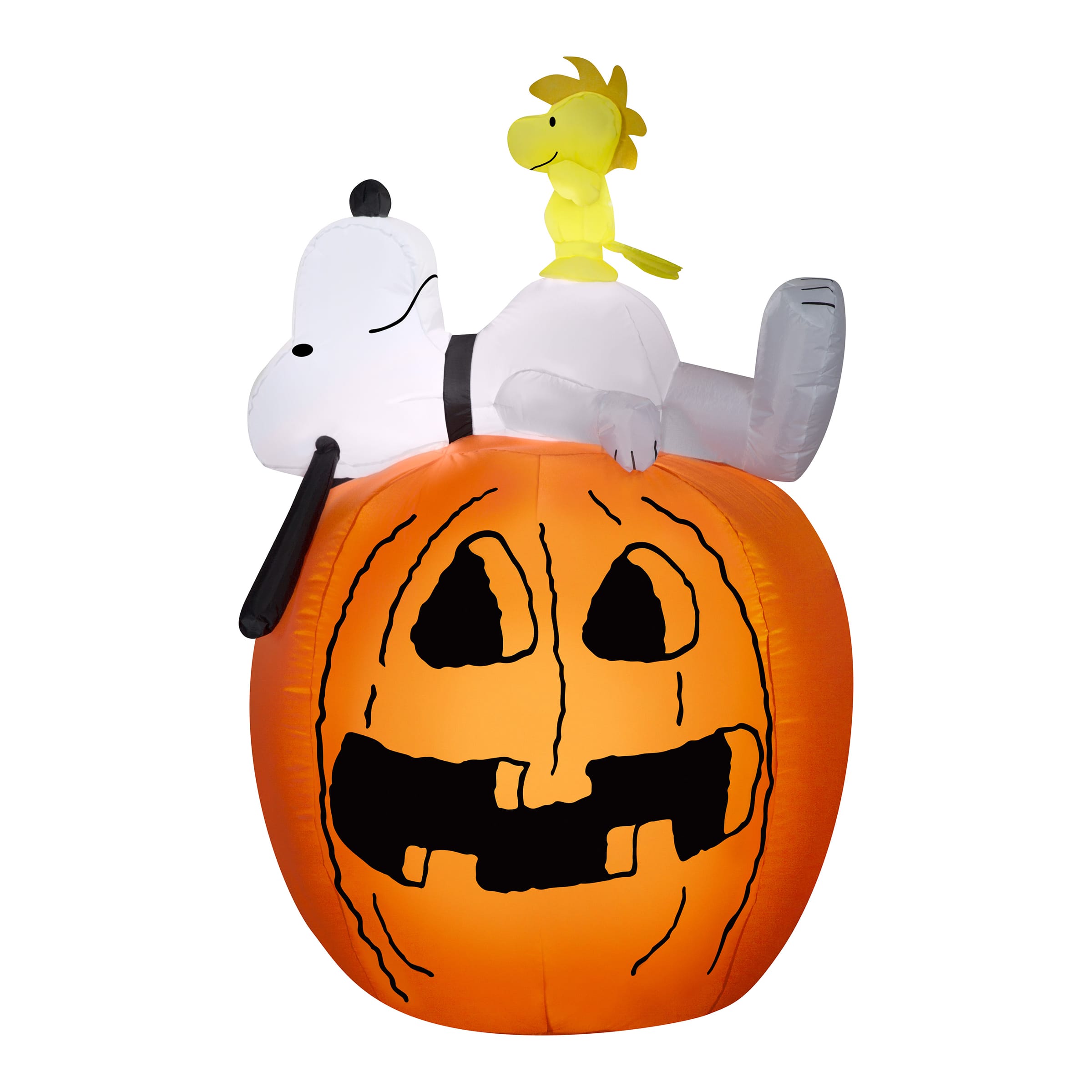 54&#x22; Inflatable Halloween Snoopy &#x26; Woodstock