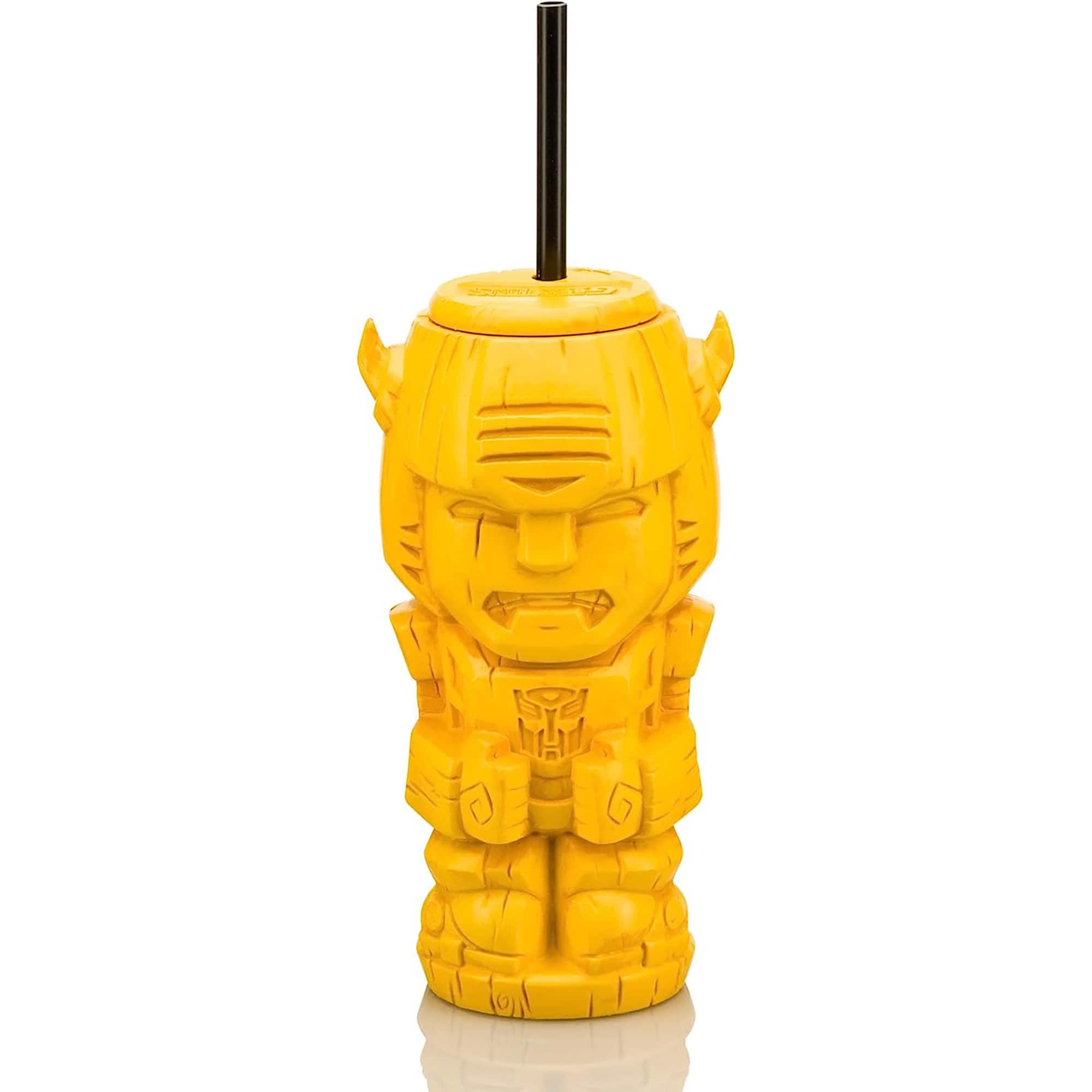 Geeki Tikis 25oz. Transformers Bumblebee Plastic Tumbler with Straw