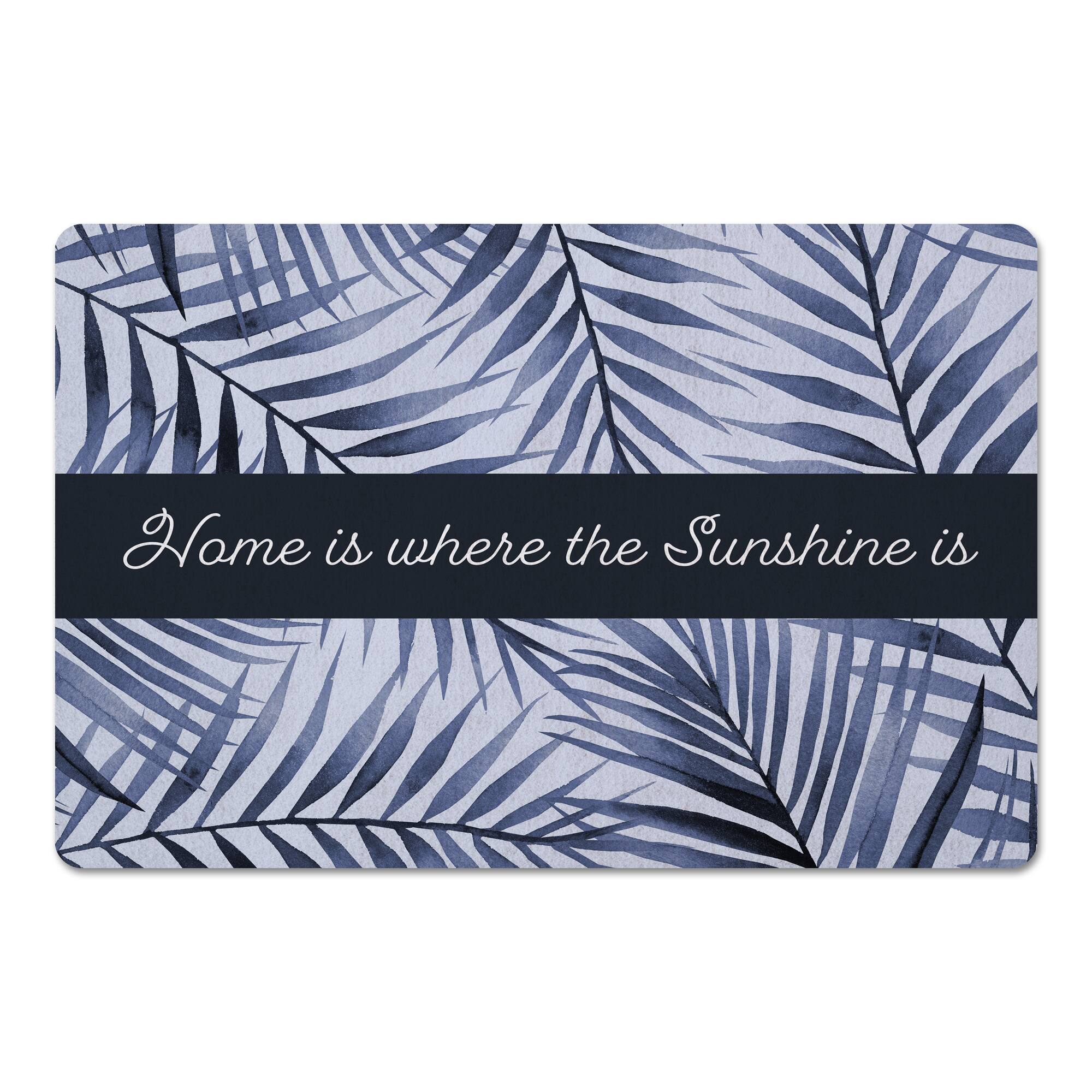 Home is Where the Sunshine Is Floor Mat