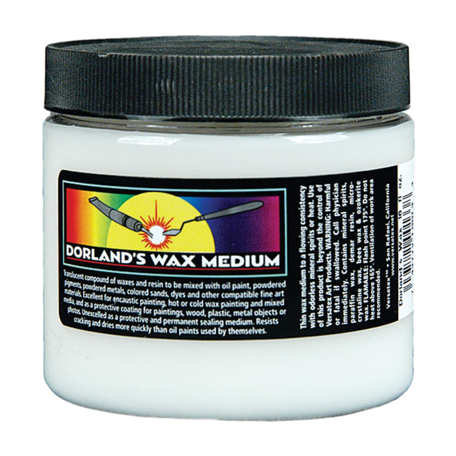 Jacquard Dorlands Wax - 4 Ounce - Versatile Pure Wax and Damar Resin -  Protective Topcoat for Sealing and Finishing