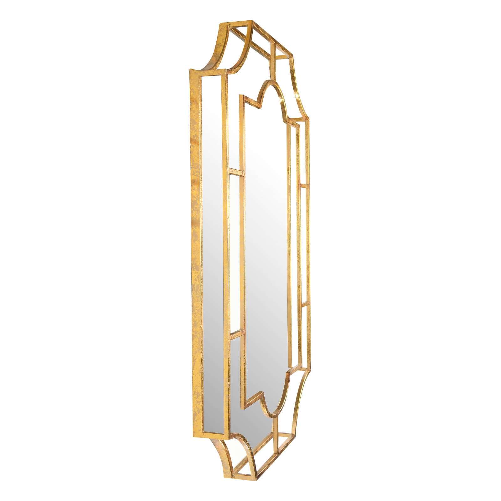 Hello Honey&#xAE; 36&#x22; Vintage Metal Framed Wall Mirror