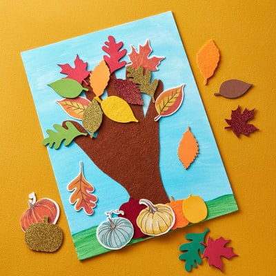 Kids Fall Felt Tree Canvas | Projects | Michaels