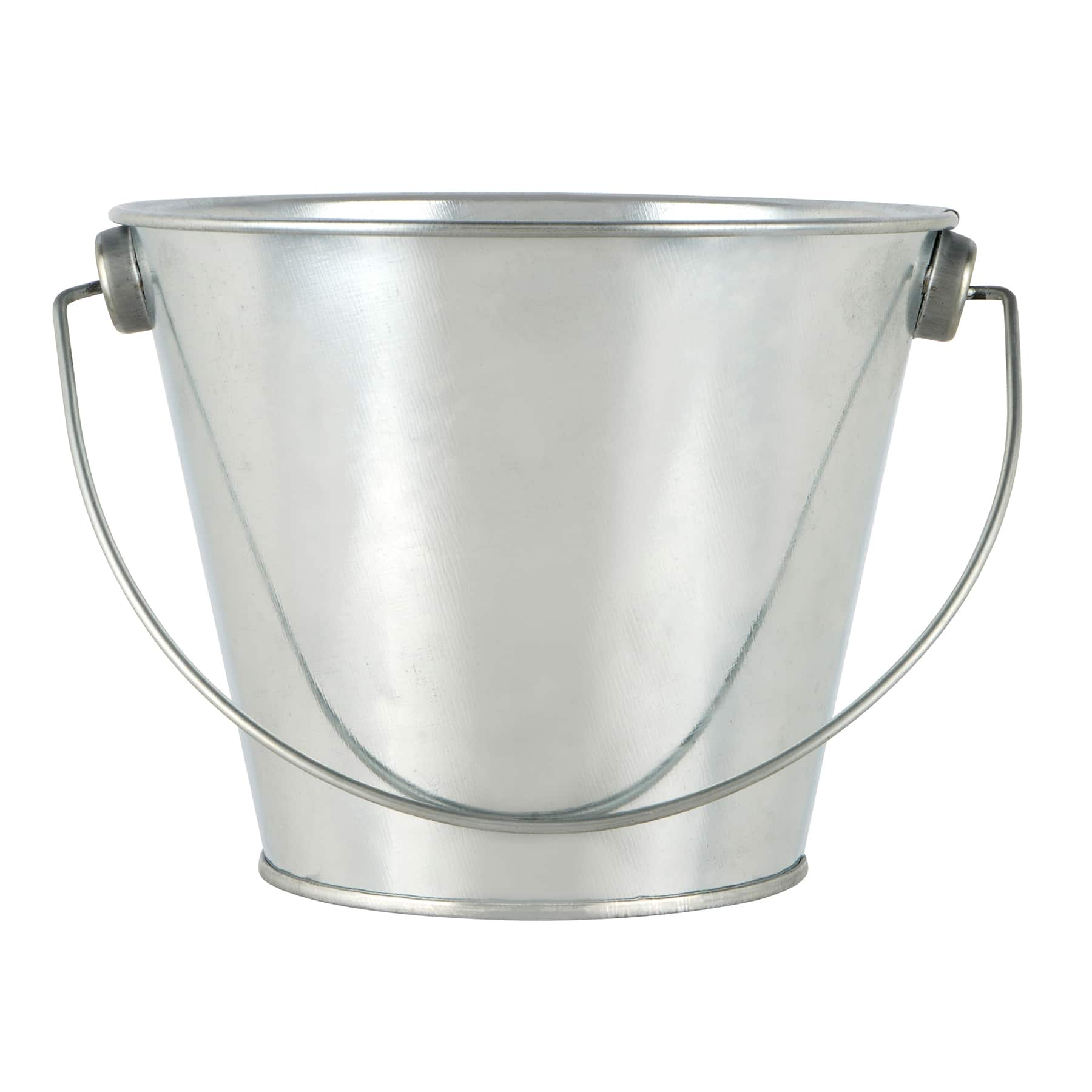 12 Pack: 4" Silver Round Metal Bucket by Celebrate It™