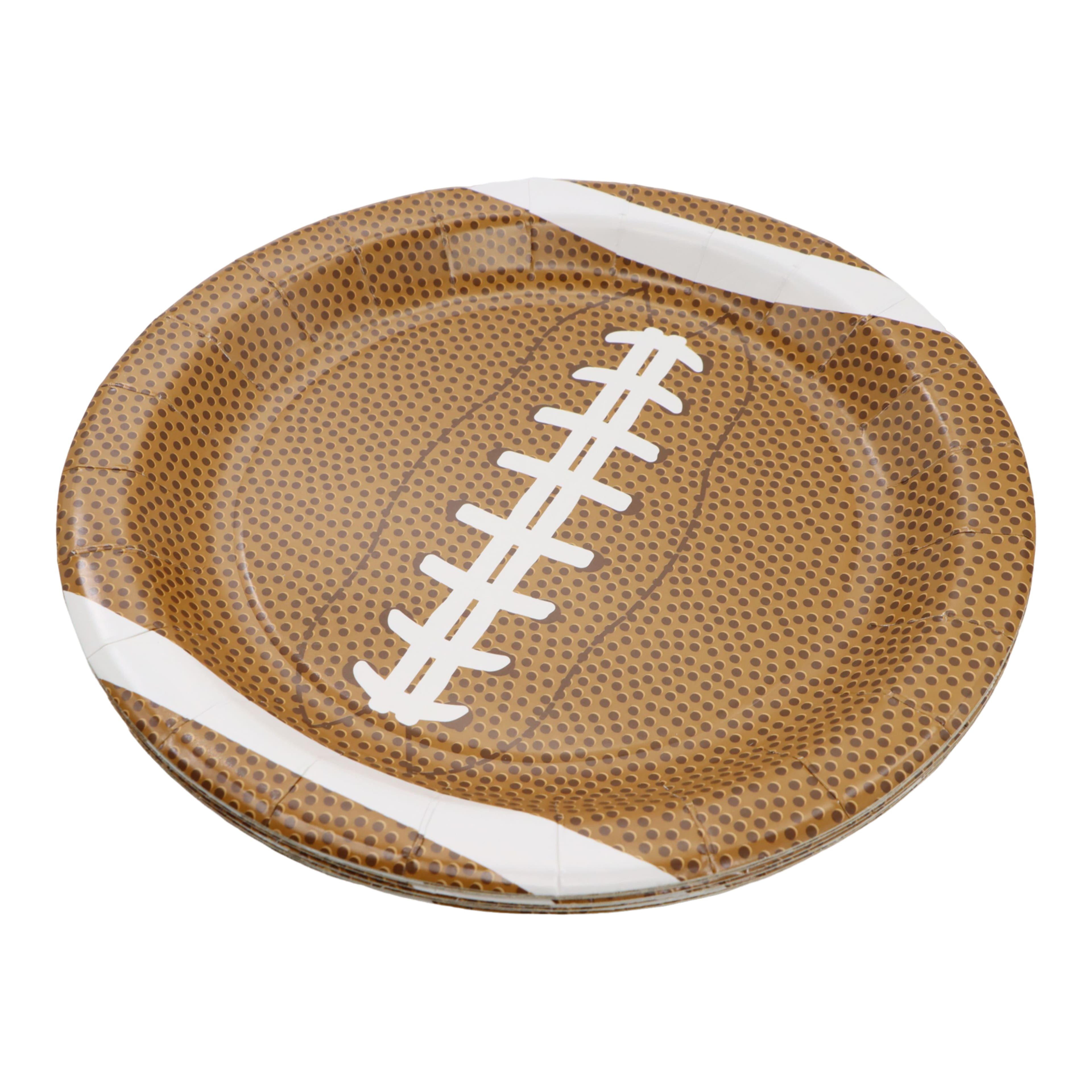 9&#x22; Football Paper Plates, 12ct. by Celebrate It&#x2122;