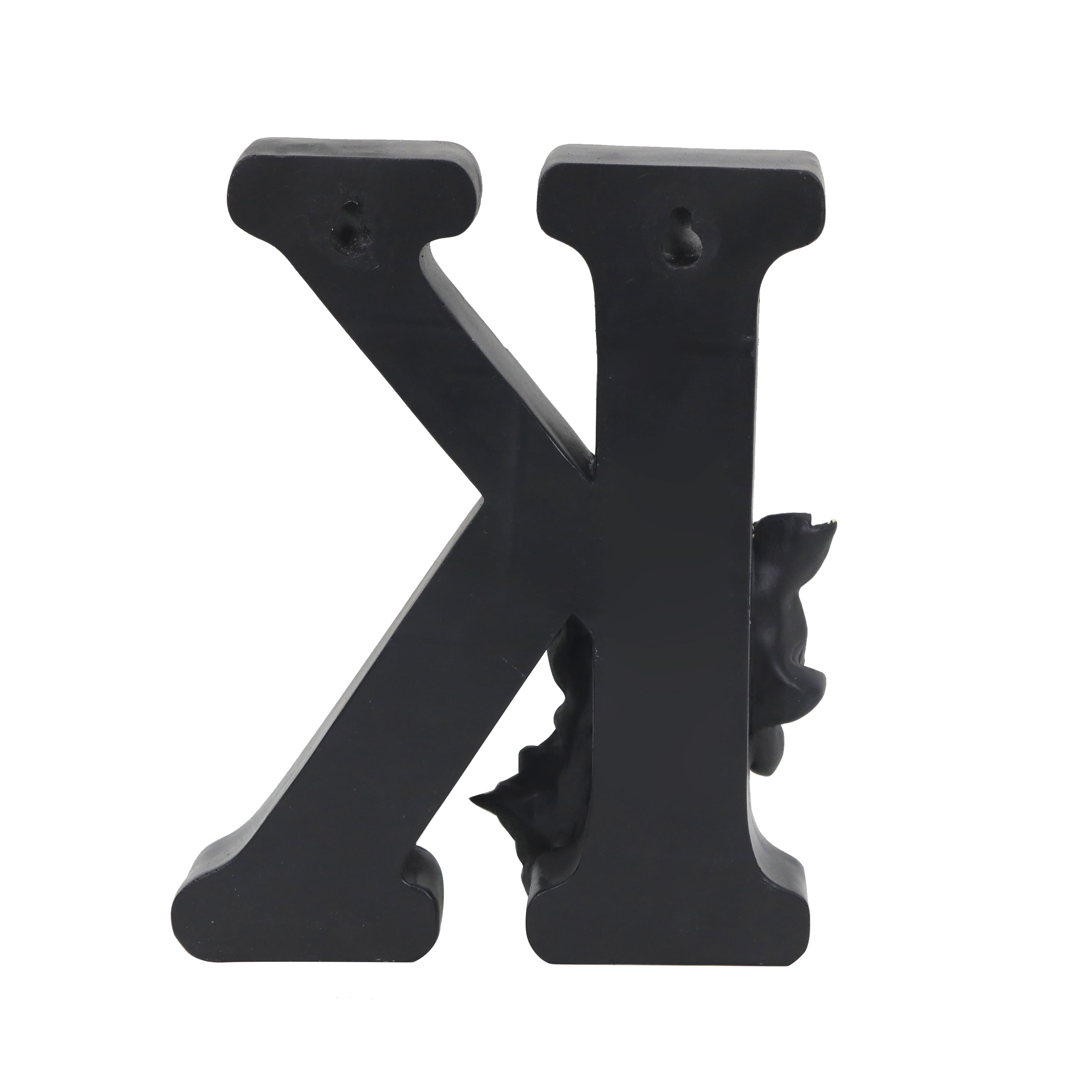 8&#x22; Black Rose Monogram Letter by Ashland&#xAE;