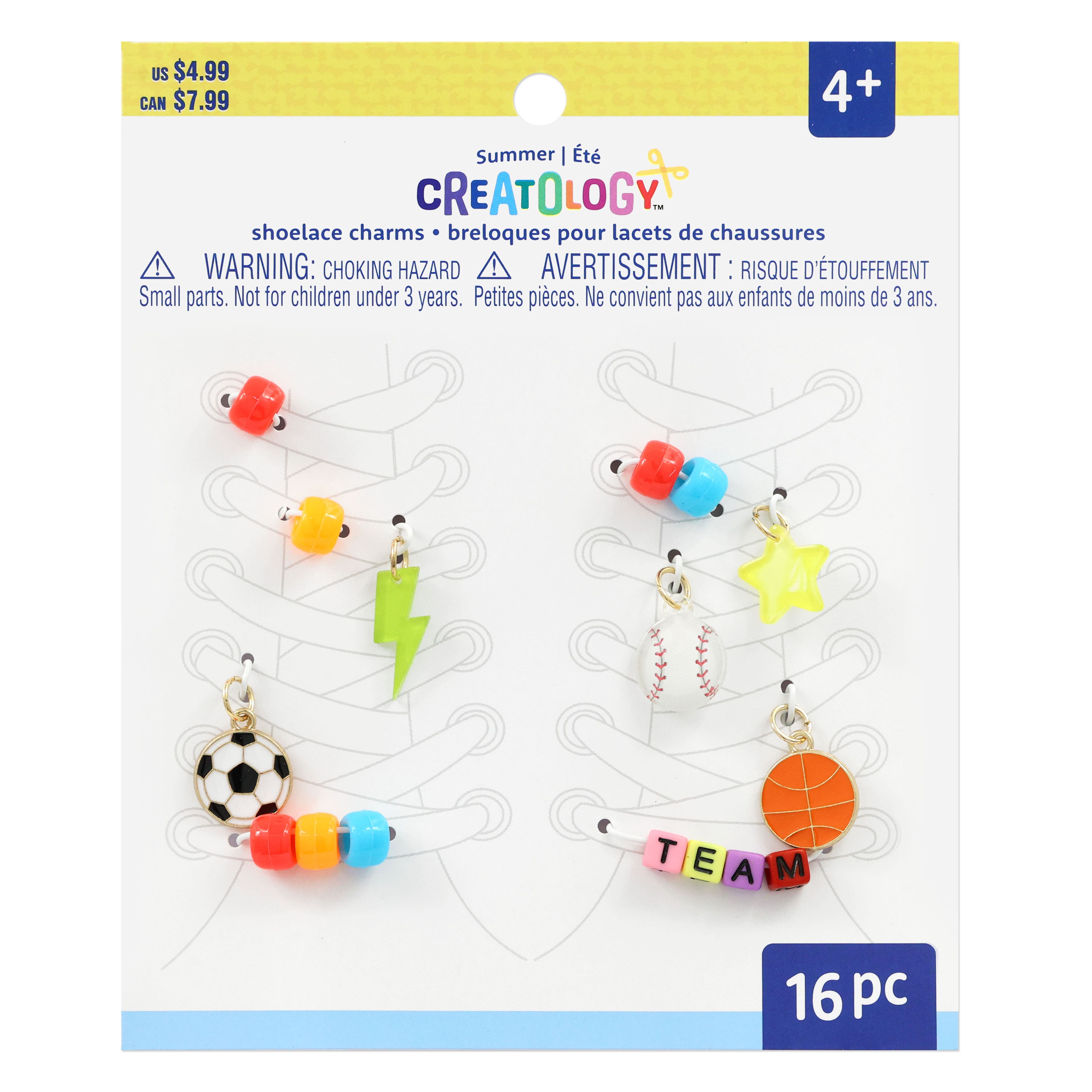 Summer Sports Shoelace Charms by Creatology&#x2122;