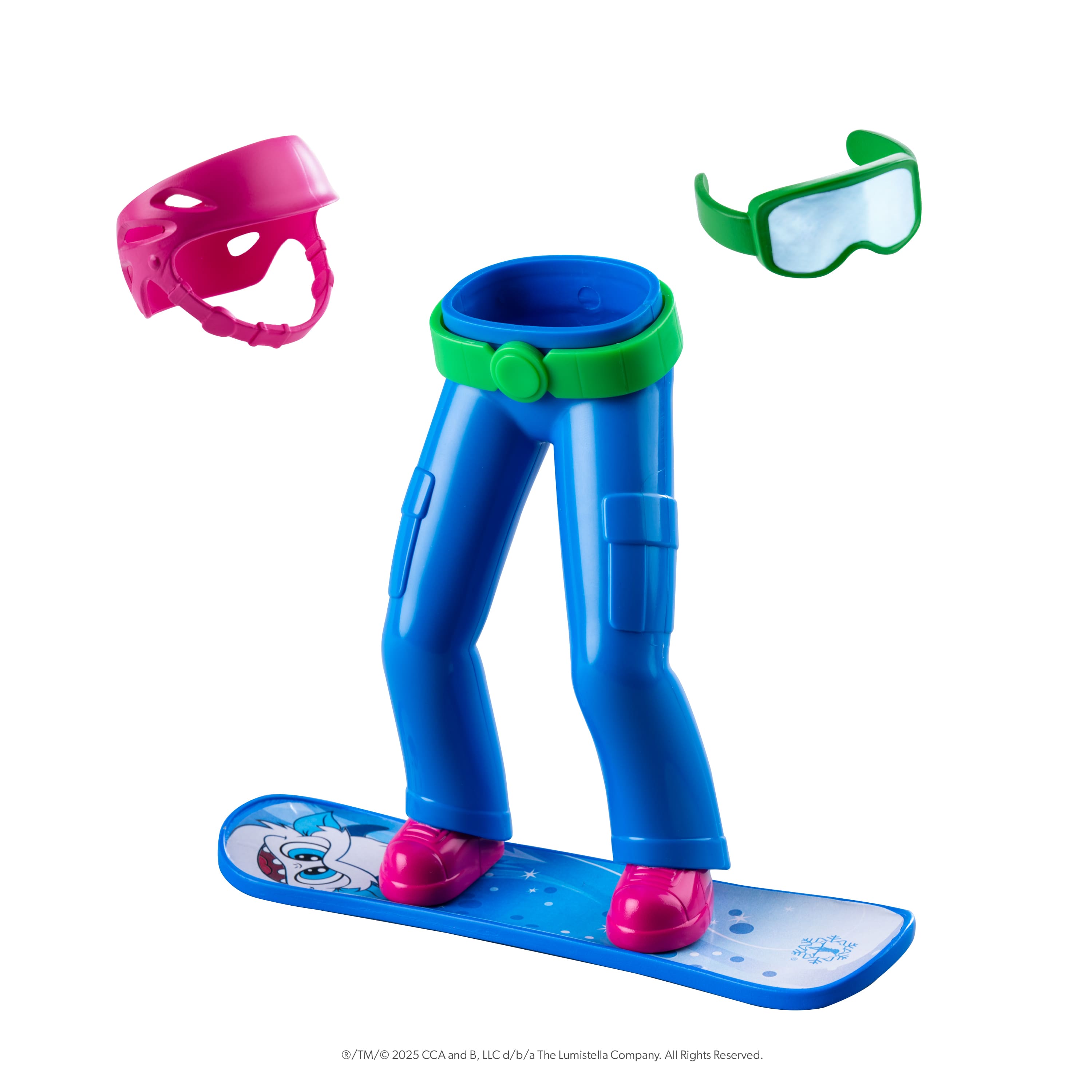 The Elf on the Shelf® MagiFreez® Swish & Sleigh Snowboard Set