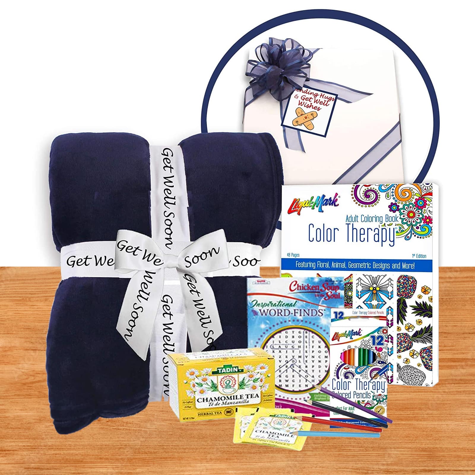 Get Well Soon Basket of Thoughtfulness & Comfort Gift Set