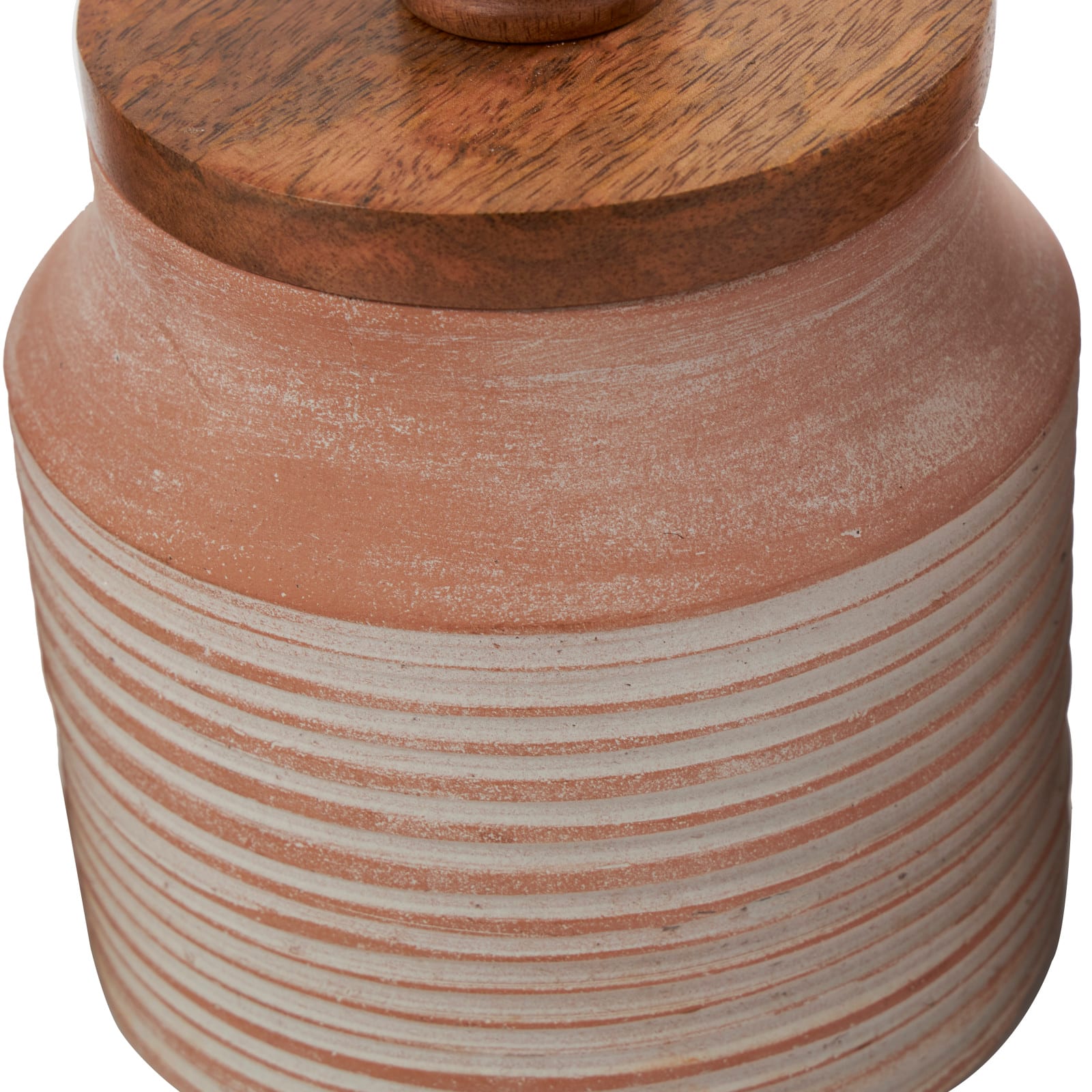 Light Brown Ceramic Decorative Jar Set