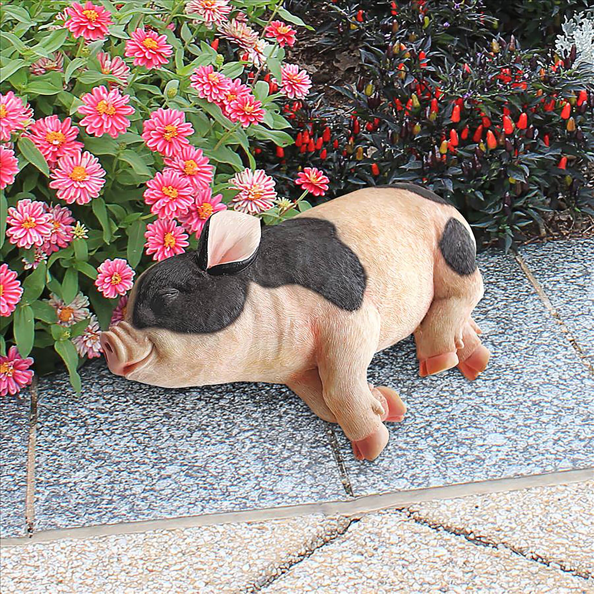 Design Toscano 12&#x22; Sleeping Pig Statue