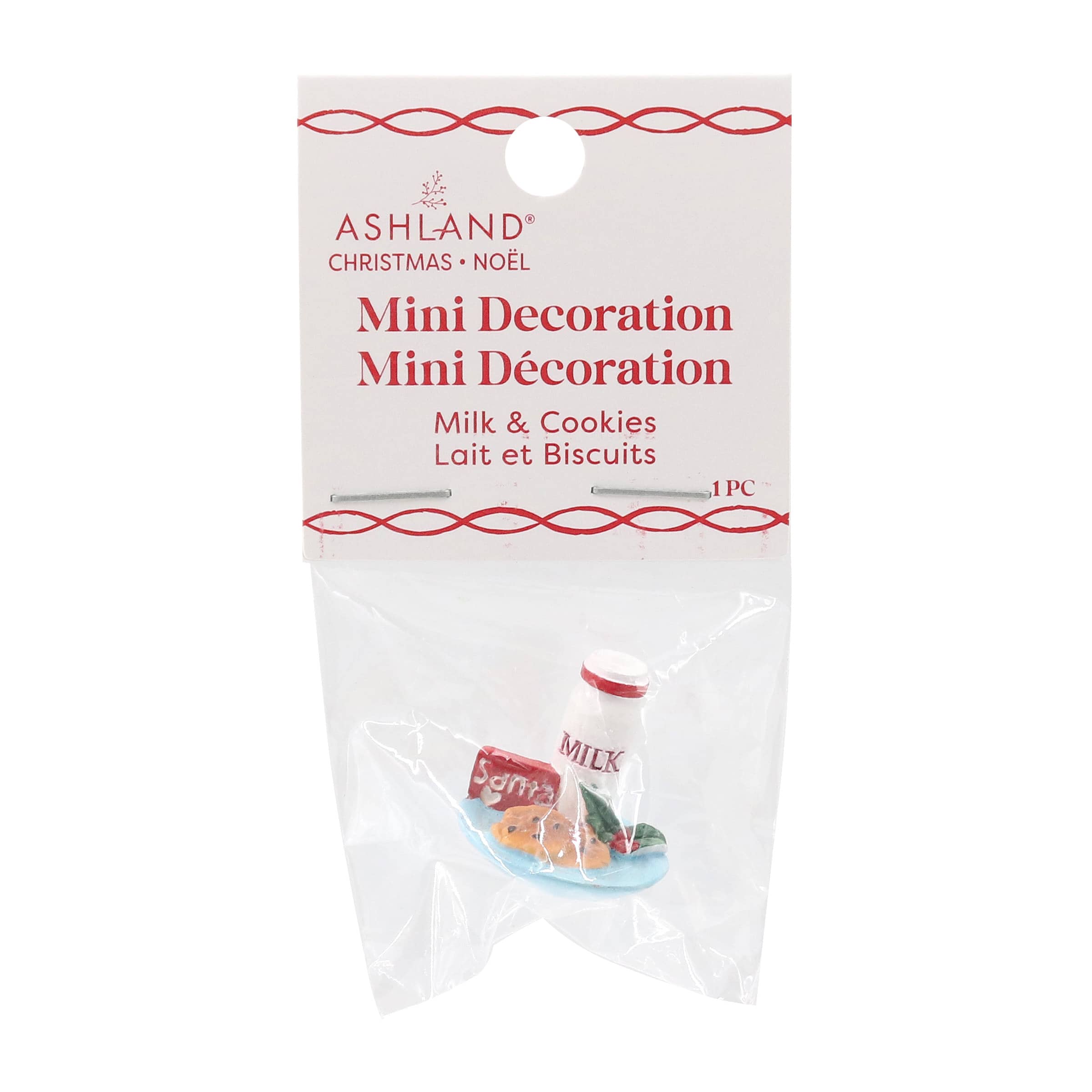 Mini Milk &#x26; Cookies Decoration by Ashland&#xAE;
