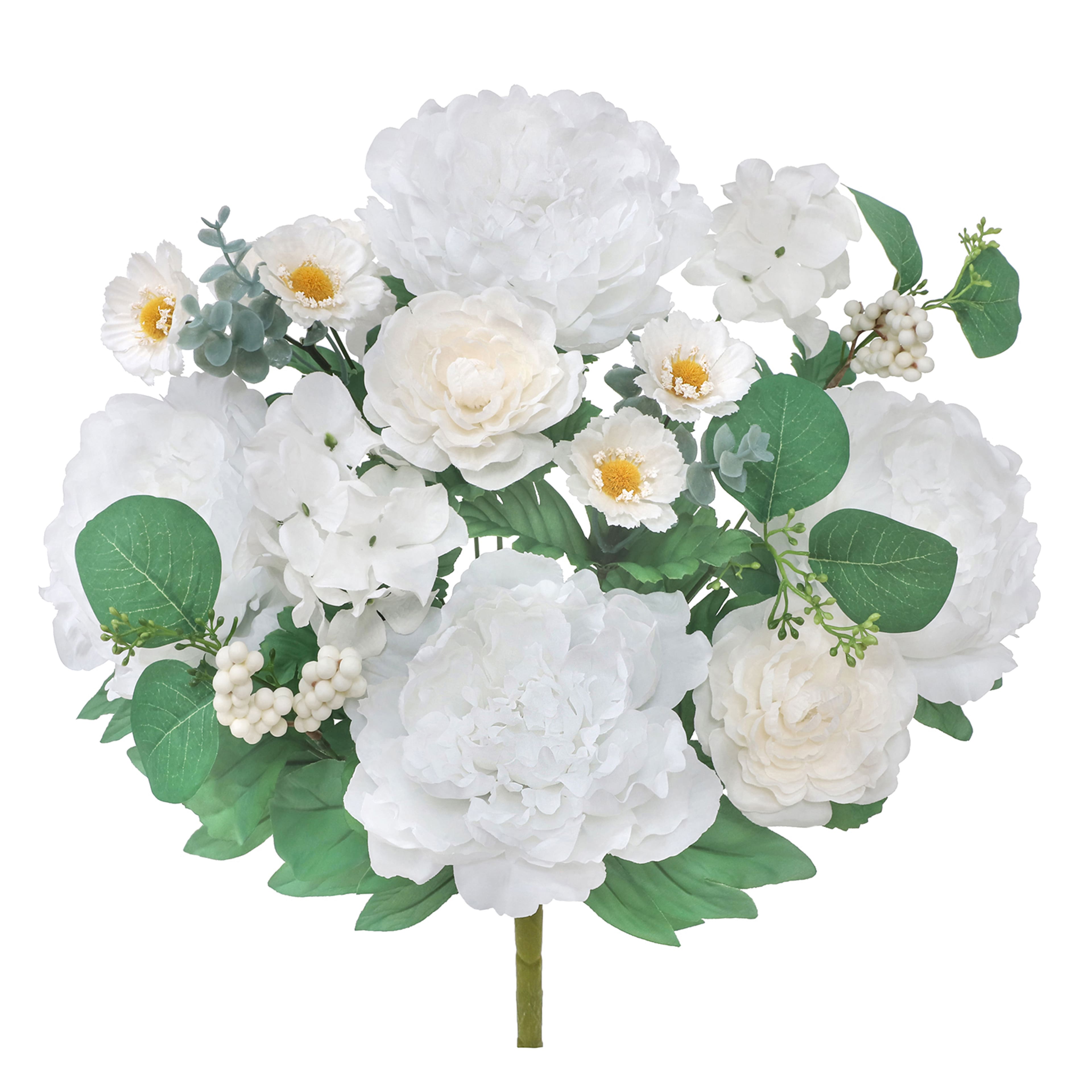 22&#x22; Peony &#x26; Hydrangea Mix Deluxe Bush by Ashland&#xAE;