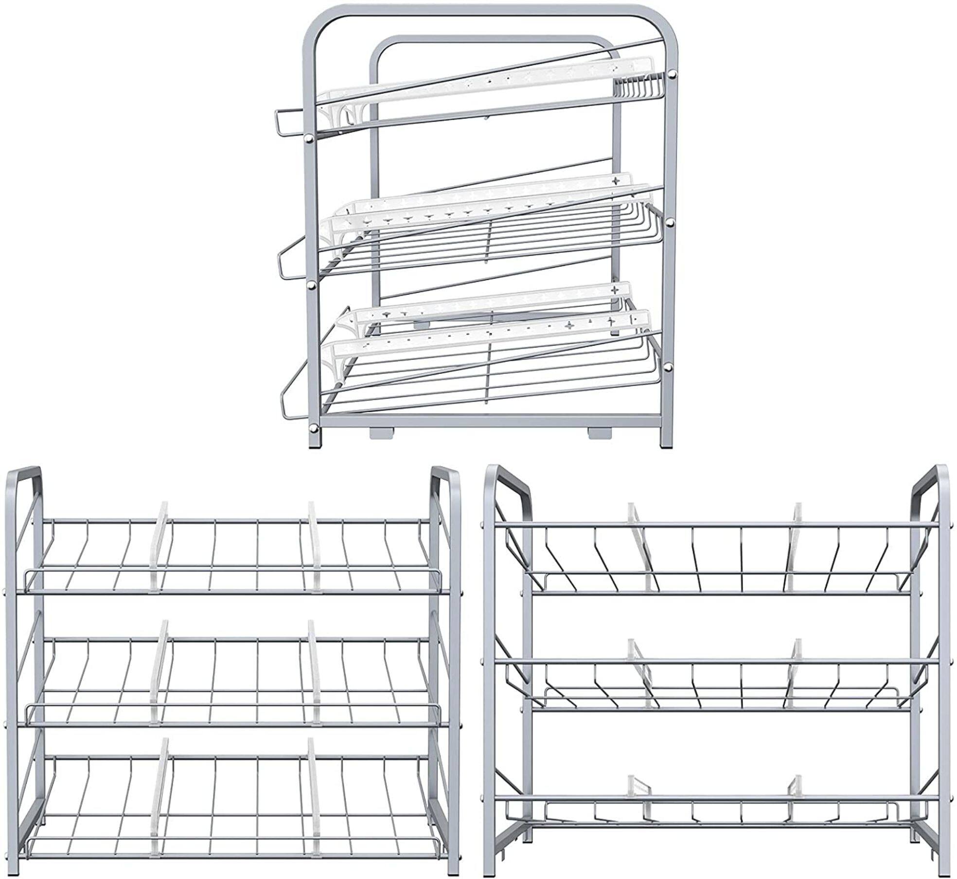 3-Tier Stackable Can Rack Organizer