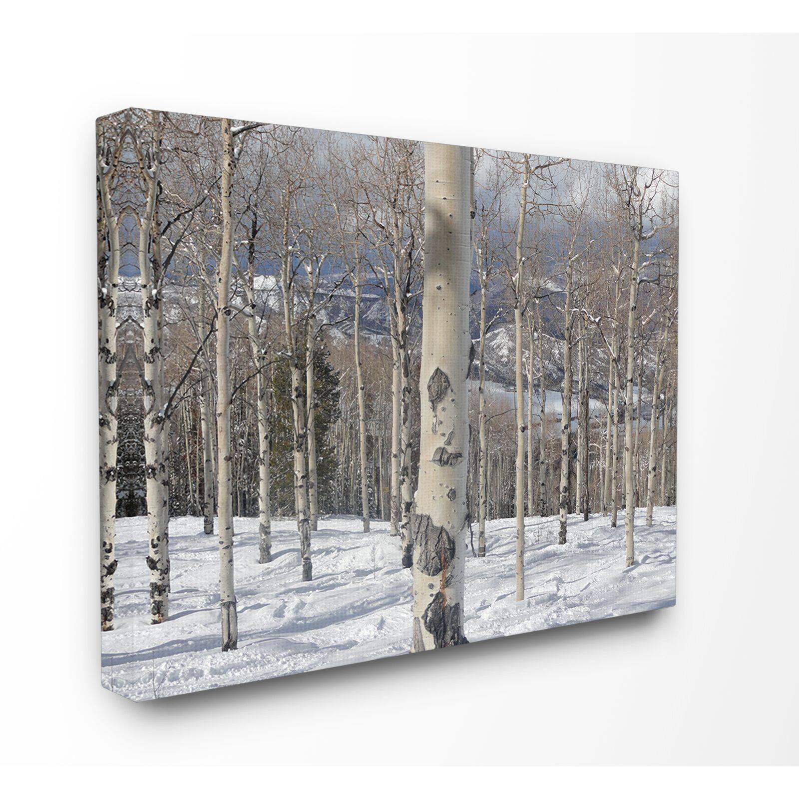 Stupell Industries Winter Birches Wall Art