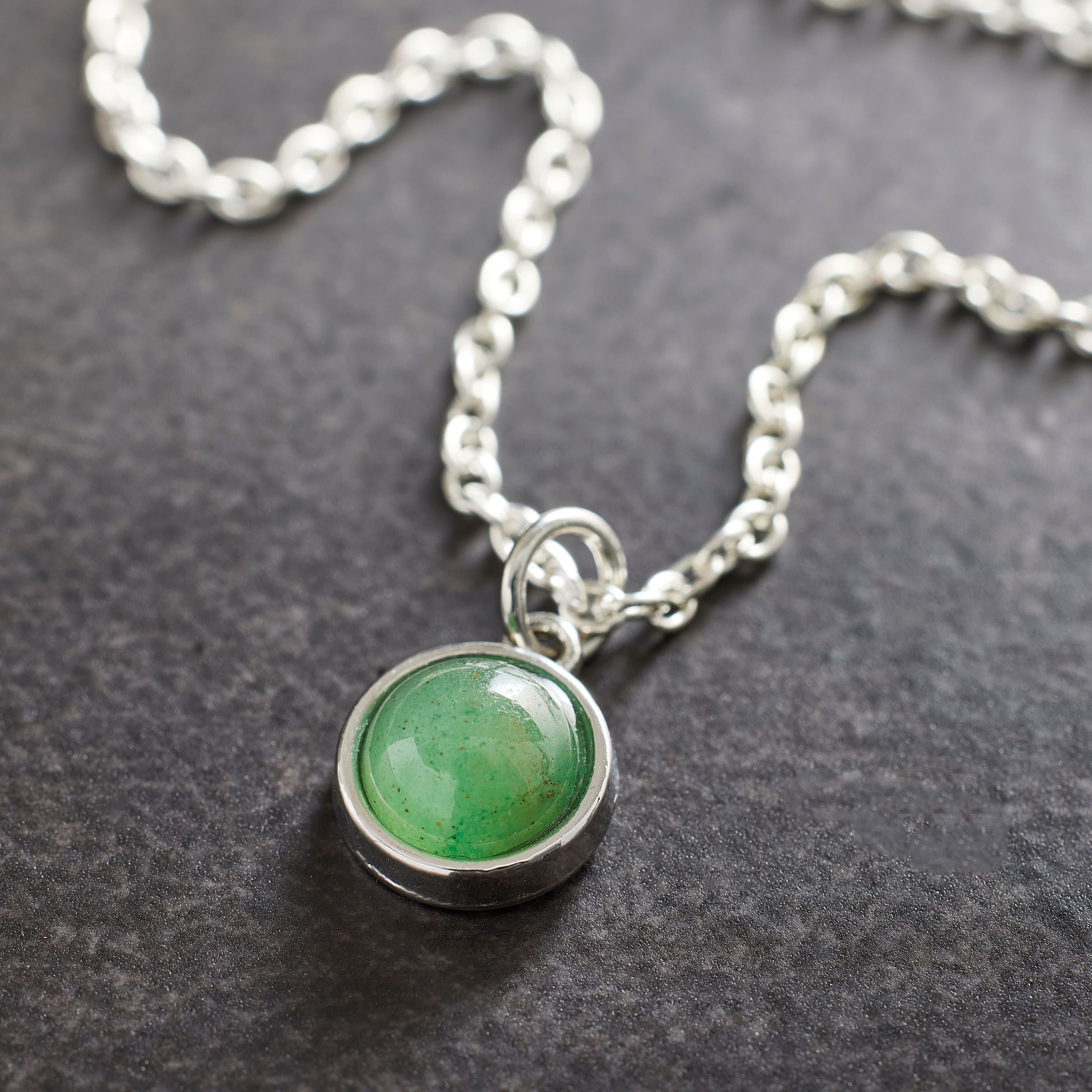 Round Green Aventurine Charm by Bead Landing&#x2122;