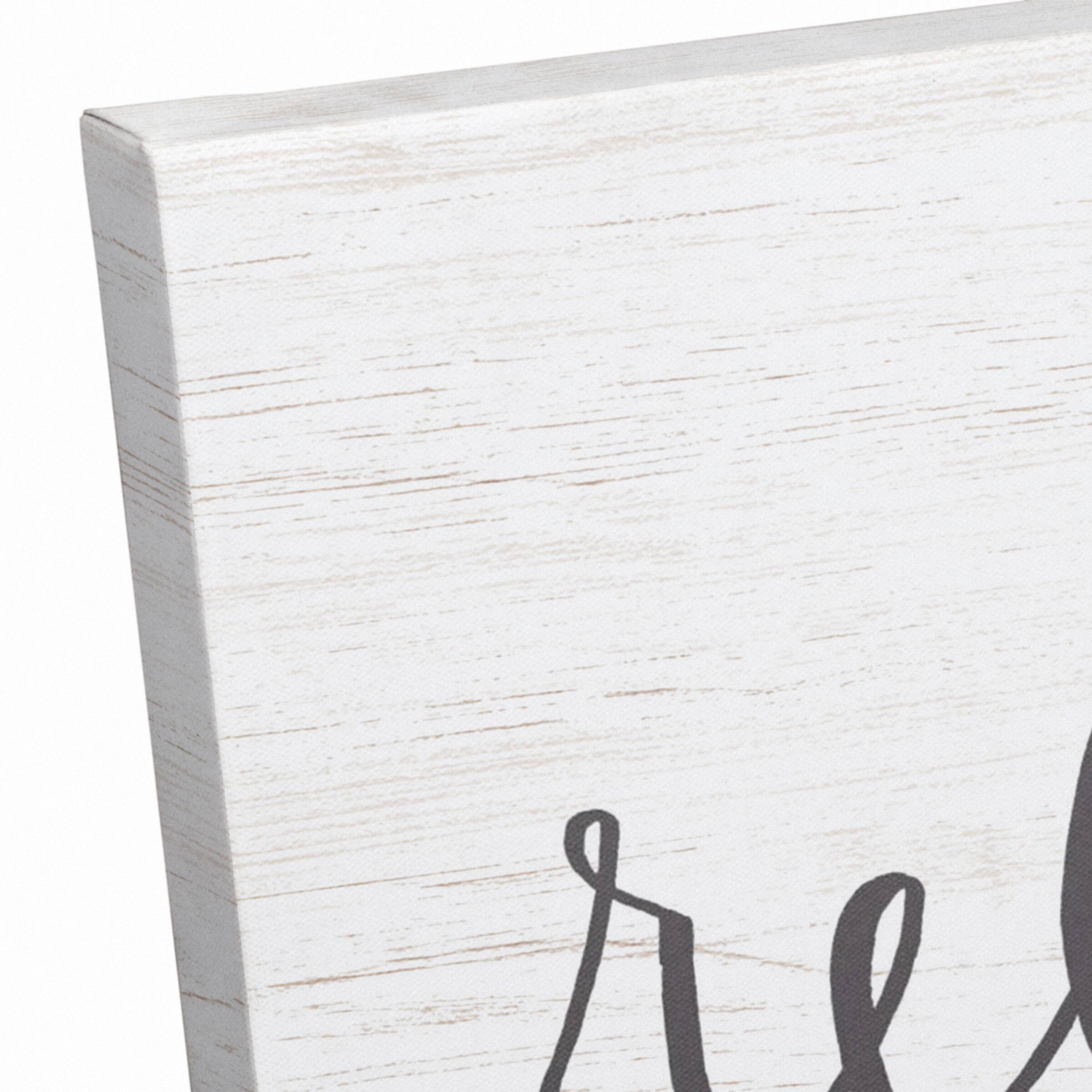 Relax Floral 12" x 12" Canvas Wall Art