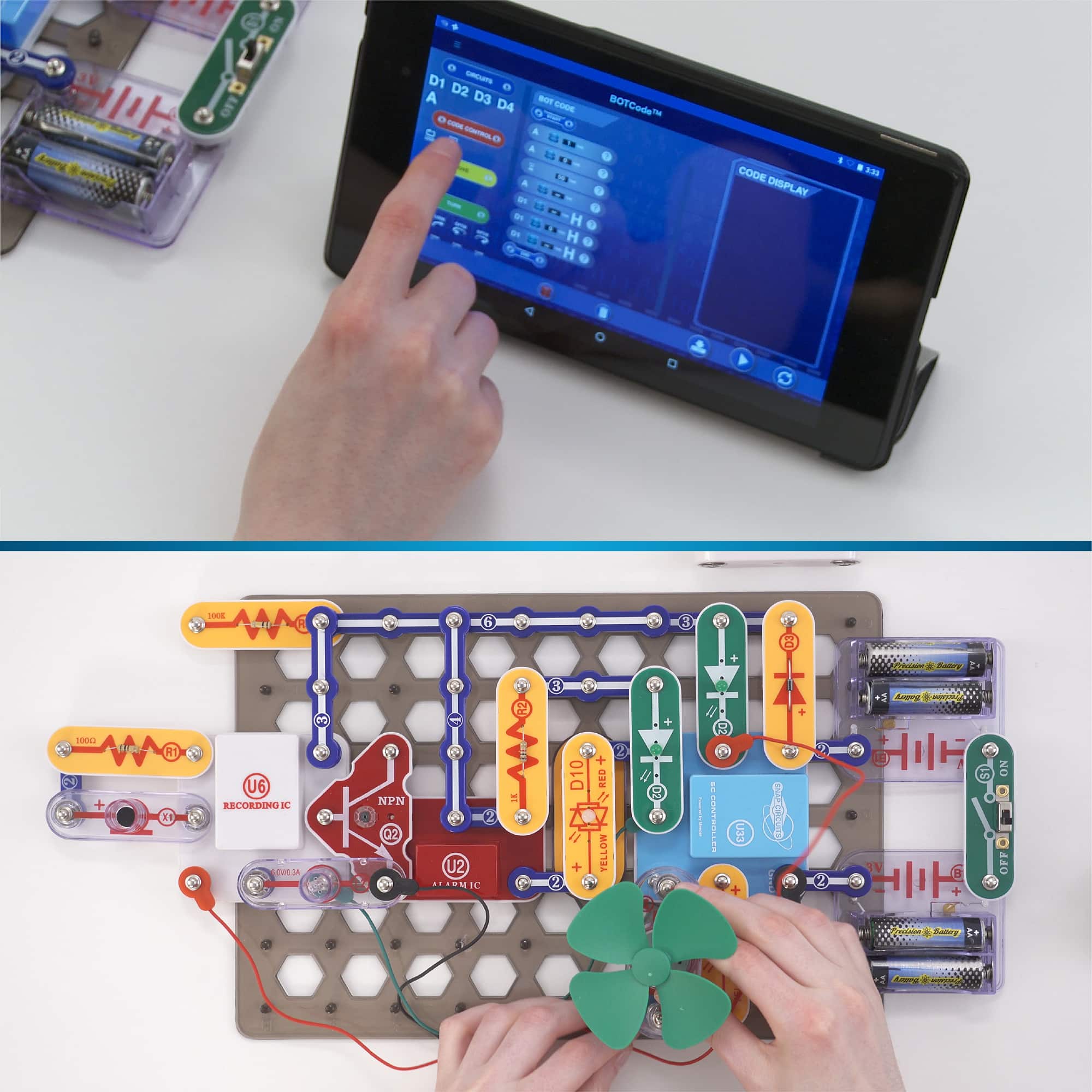 Snap Circuits® Explore Coding STEM Building Toy