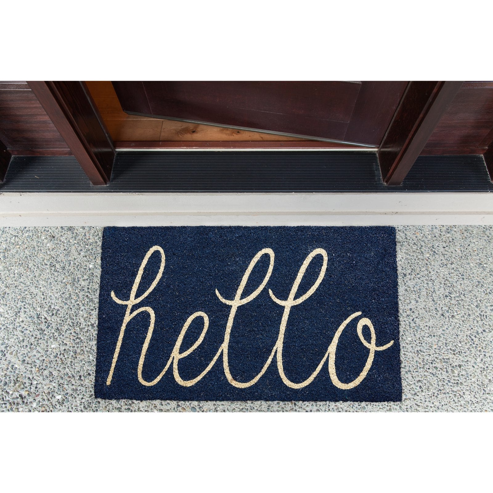 DII&#xAE; Navy Hello Doormat
