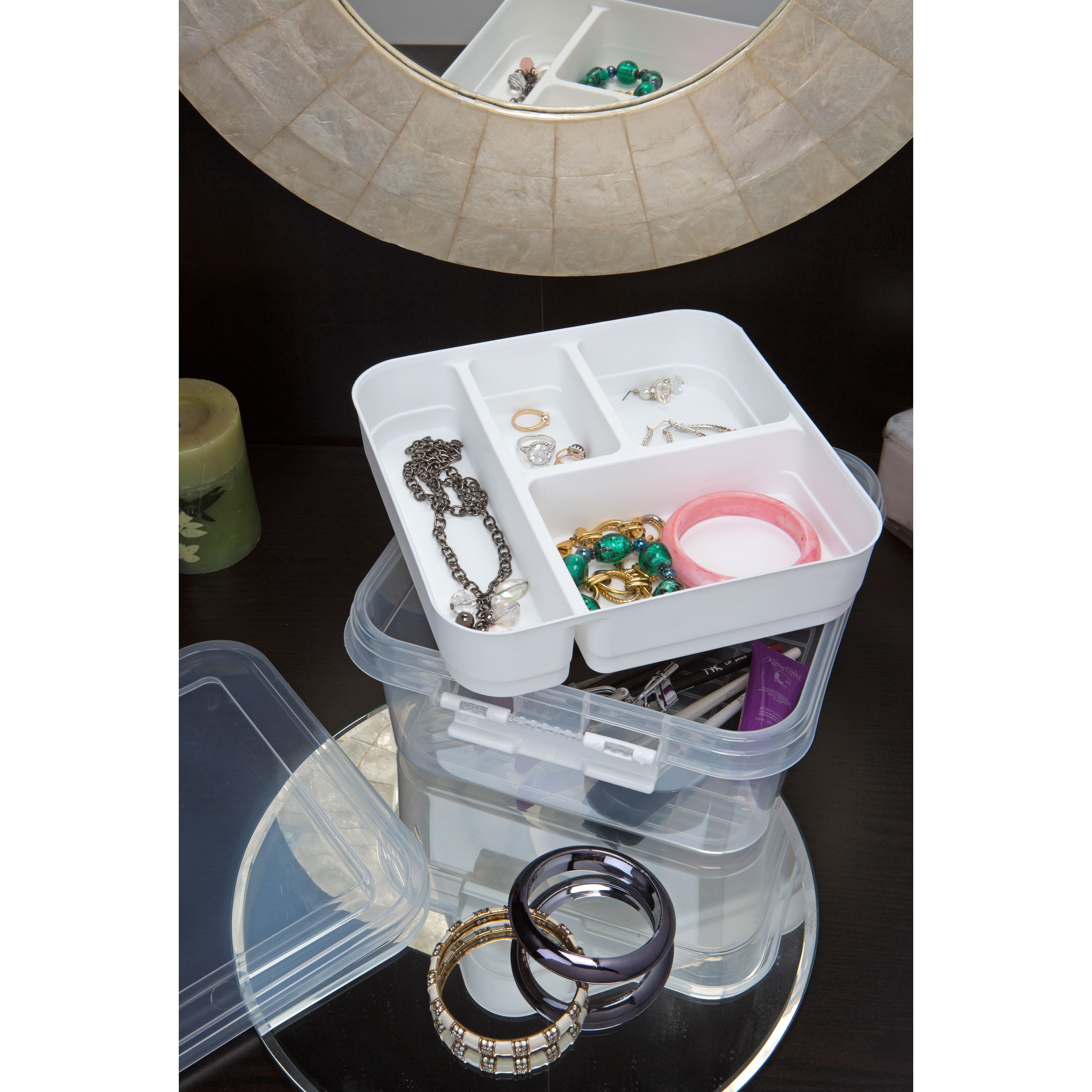 Simplify 10.25&#x22; Stackable Storage Organizer