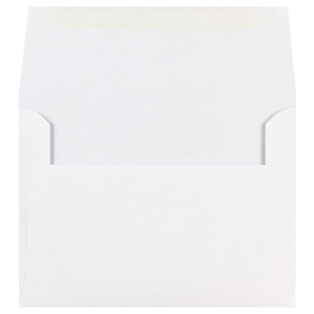 JAM Paper 4.75" x 6.5" White Invitation Envelopes