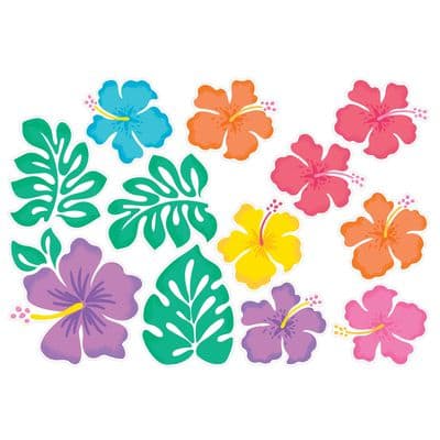 Summer Hibiscus Cutout Packs, 3ct. | Michaels