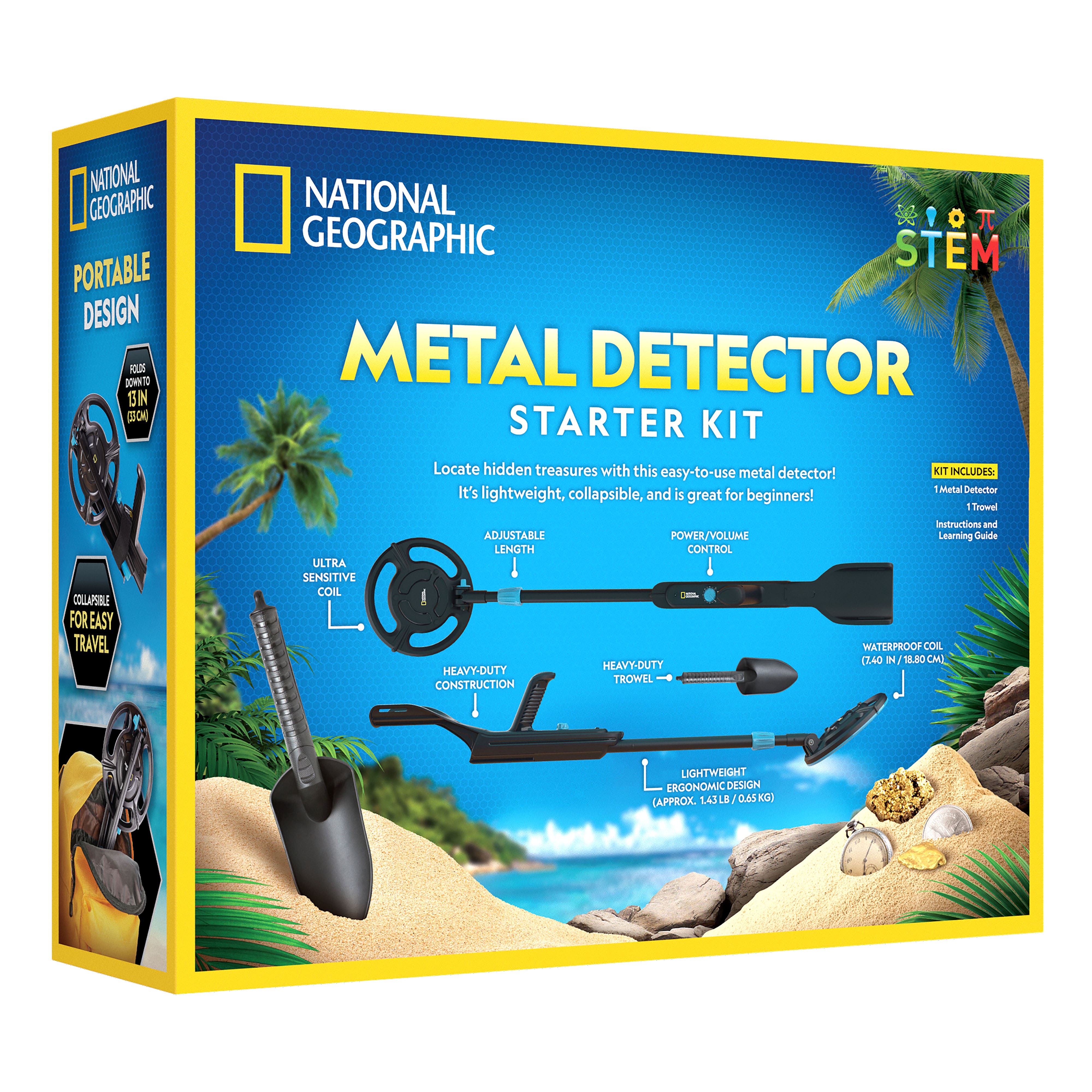 National Geographic&#x2122; Metal Detector Starter Kit