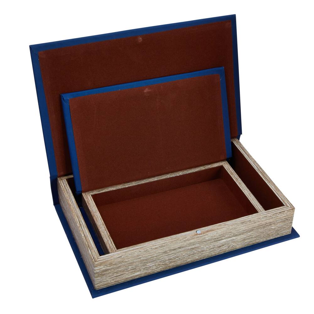 Hello Honey&#xAE; Multicolored Decorative Hard-Sided Canvas Book Storage Boxes, 4ct.