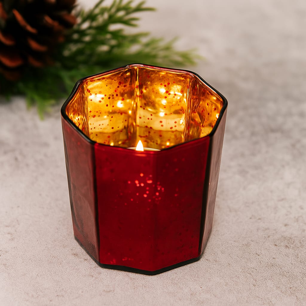 Cranberry Votive Candle Holder by Ashland&#xAE;