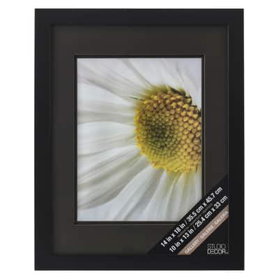 8 Pack: Black 8 x 8' Square Gallery Wall Frame with Double Mat by Studio  Décor®