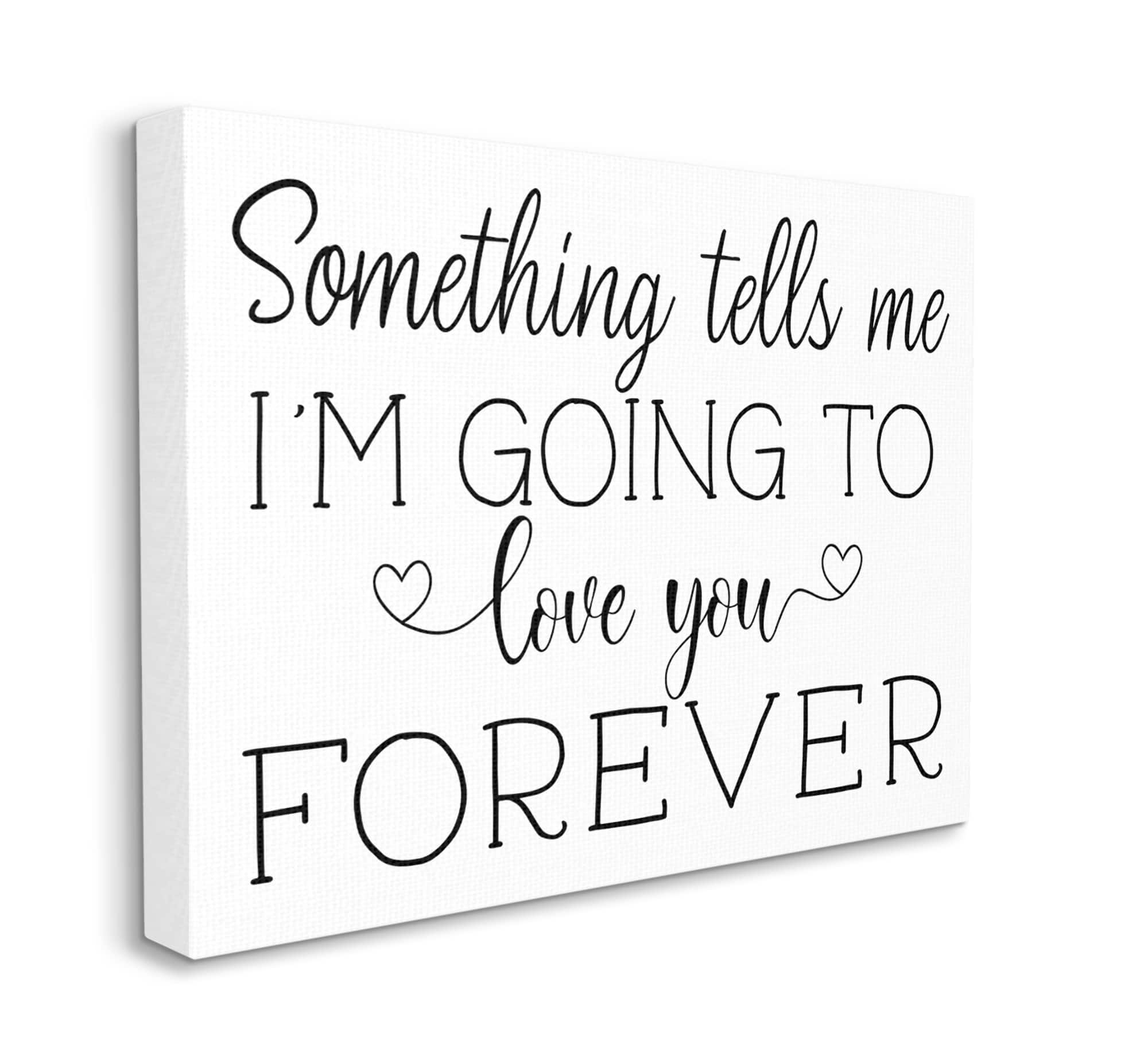 Stupell Industries Love You Forever Quote Wall Art