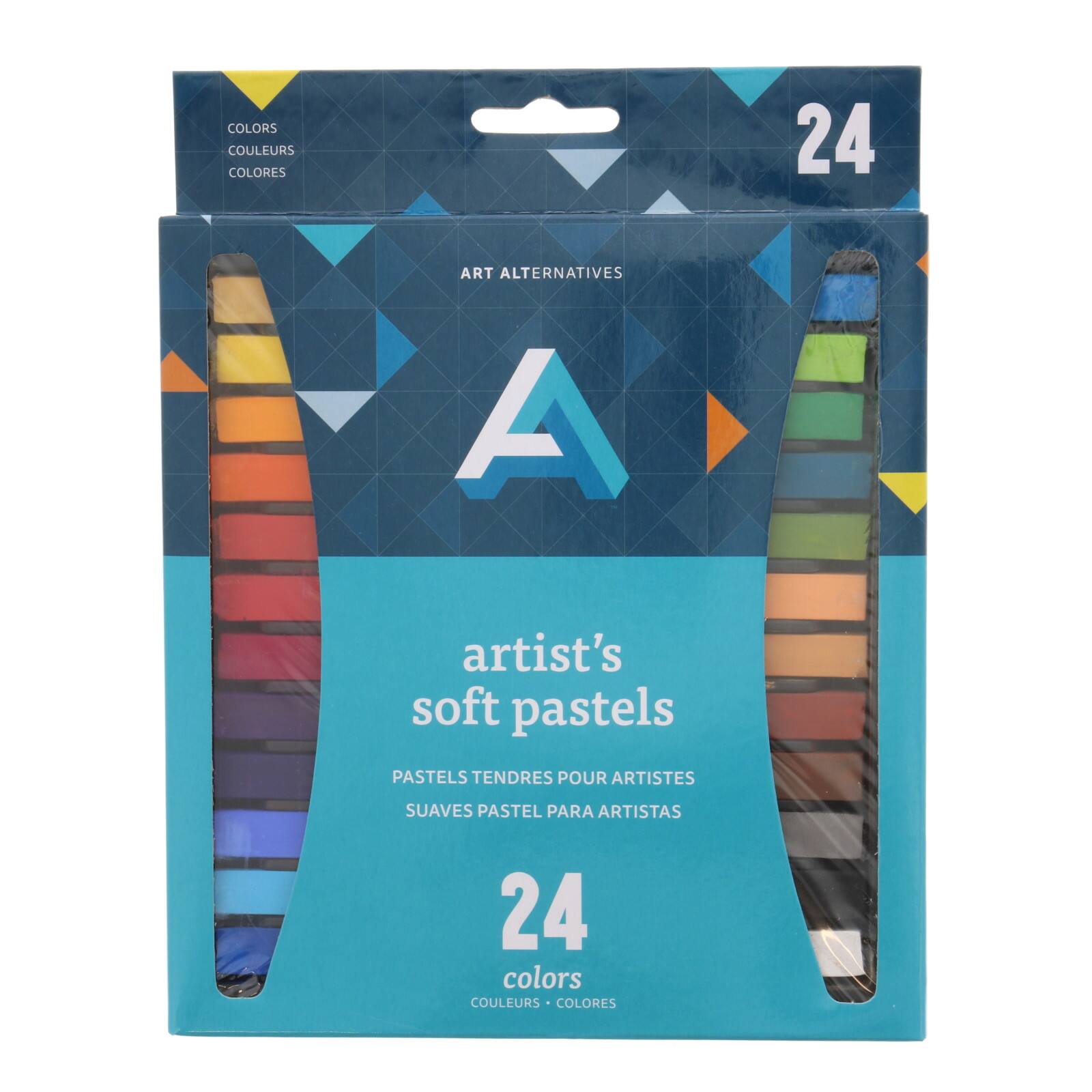 Art Alternatives Artist&#x27;s 24 Color Soft Pastel Set
