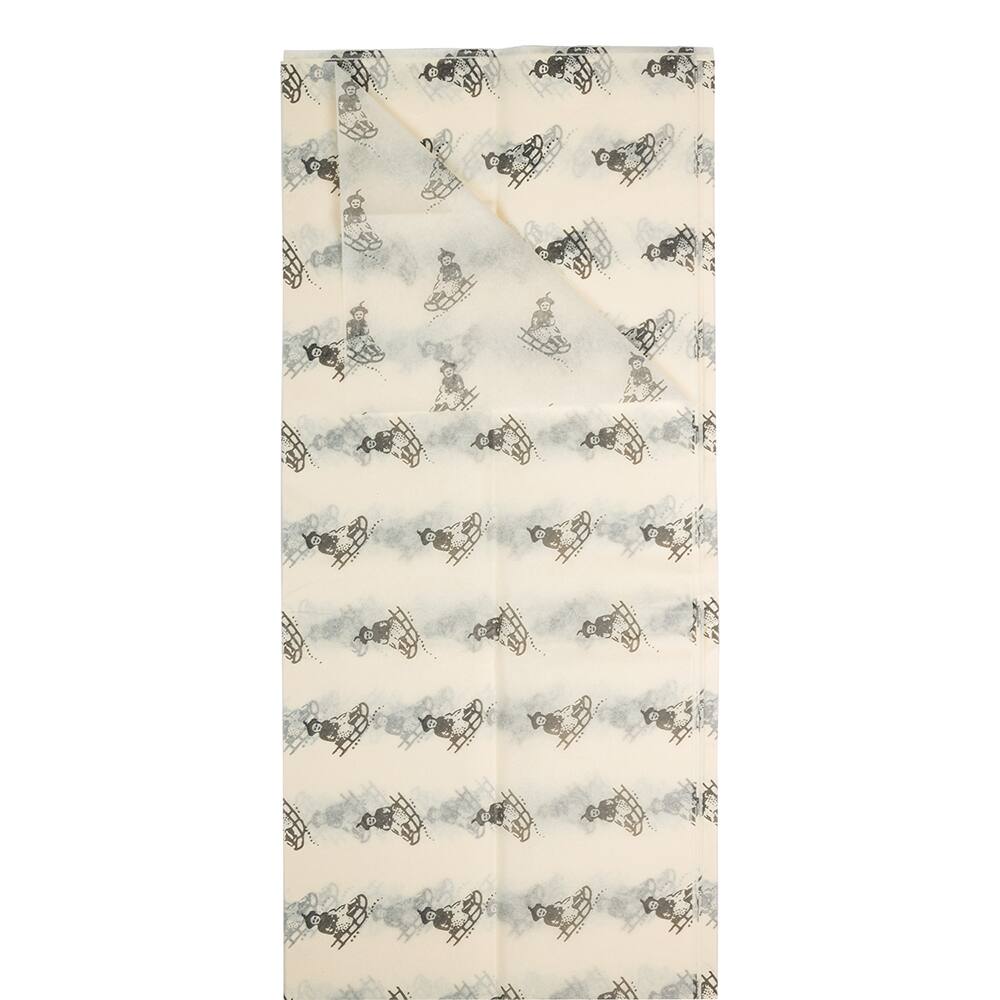 JAM Paper Ivory Sled Holiday Tissue Paper, 8 Sheets