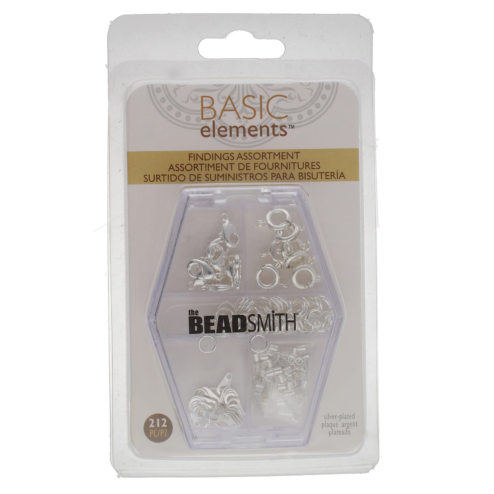 The Beadsmith&#xAE; Basic Elements&#x2122; Silver-Plated Findings Assortment