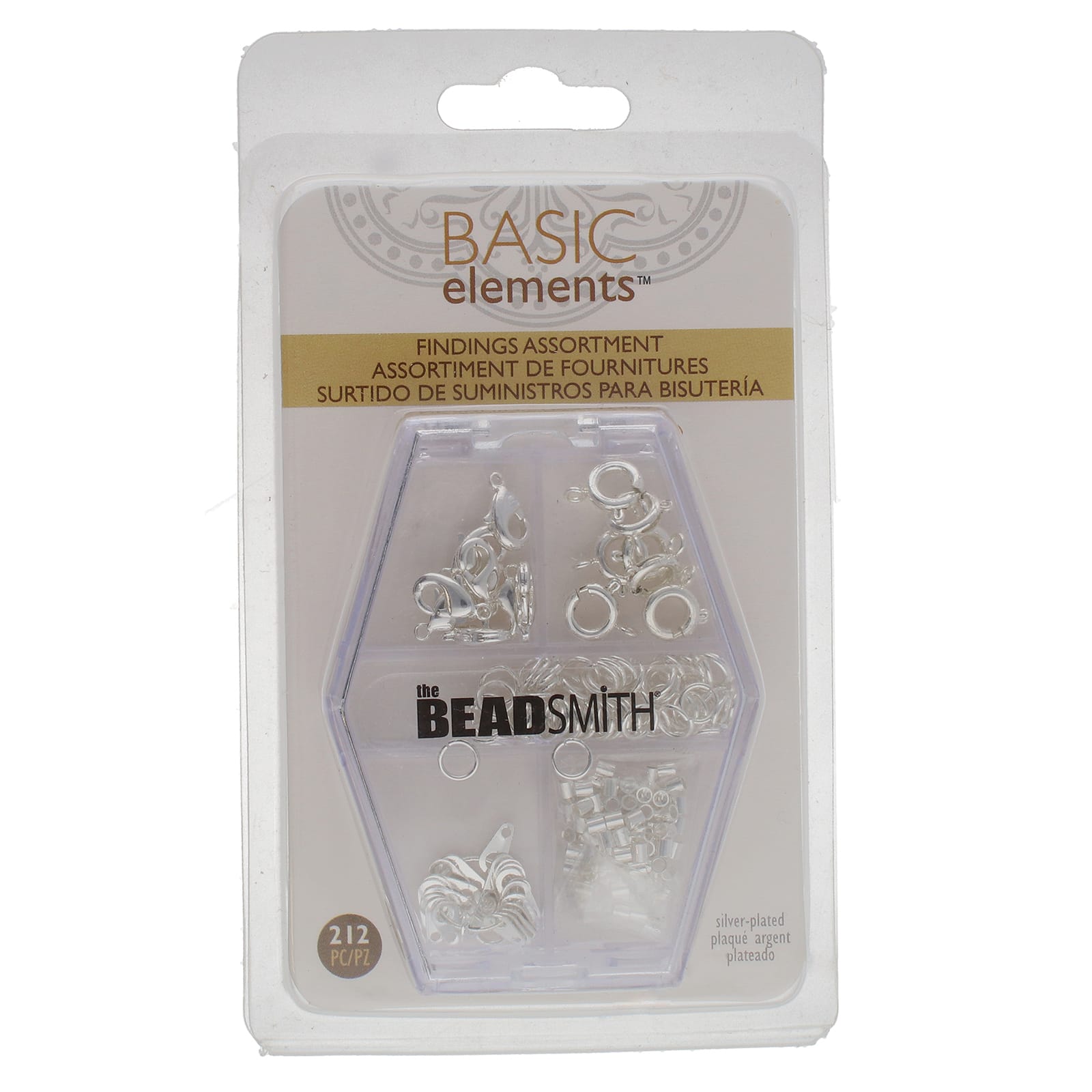 The Beadsmith® Basic Elements™ Silver-Plated Findings Assortment
