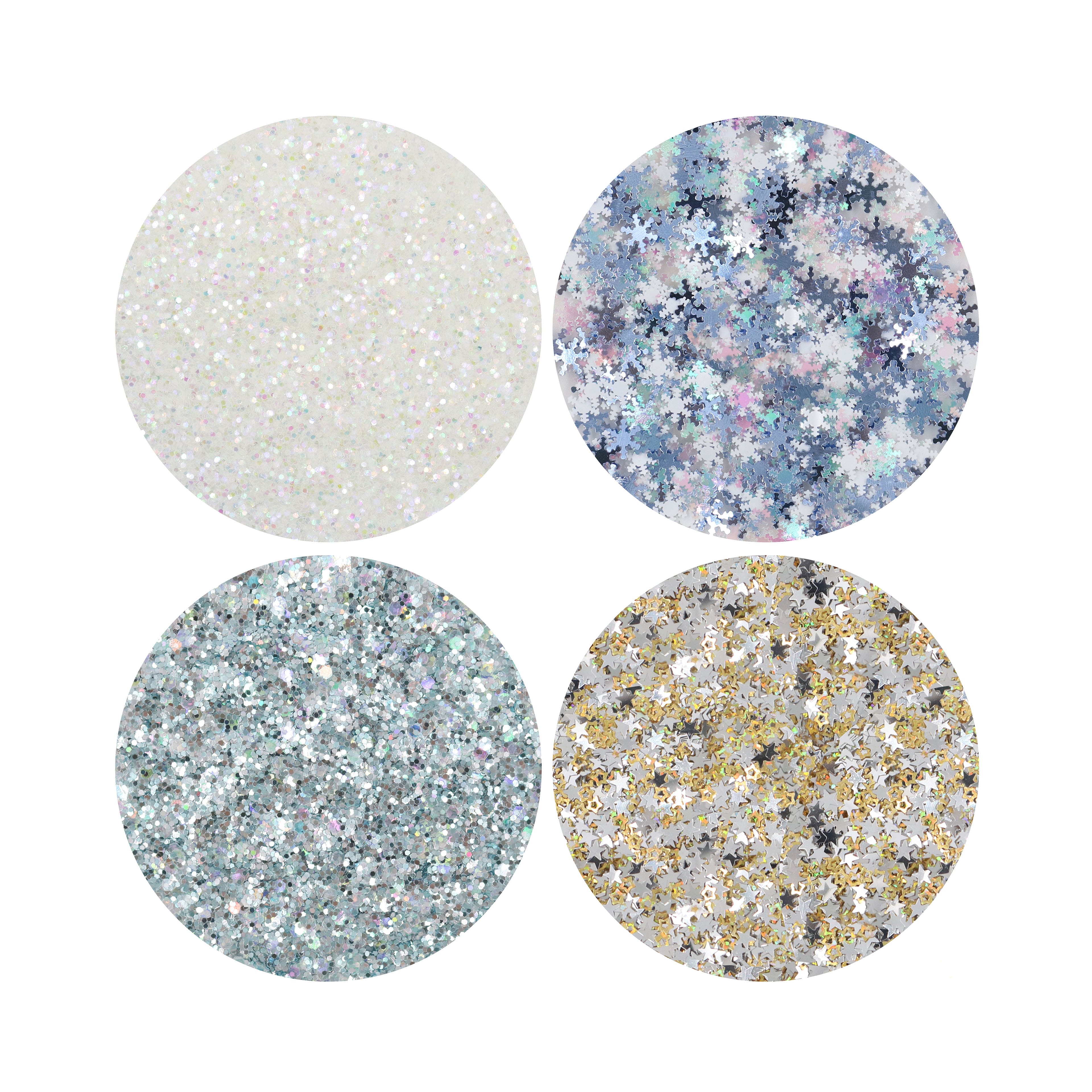 Snow Flurries Glitter Stacker by Creatology&#x2122;