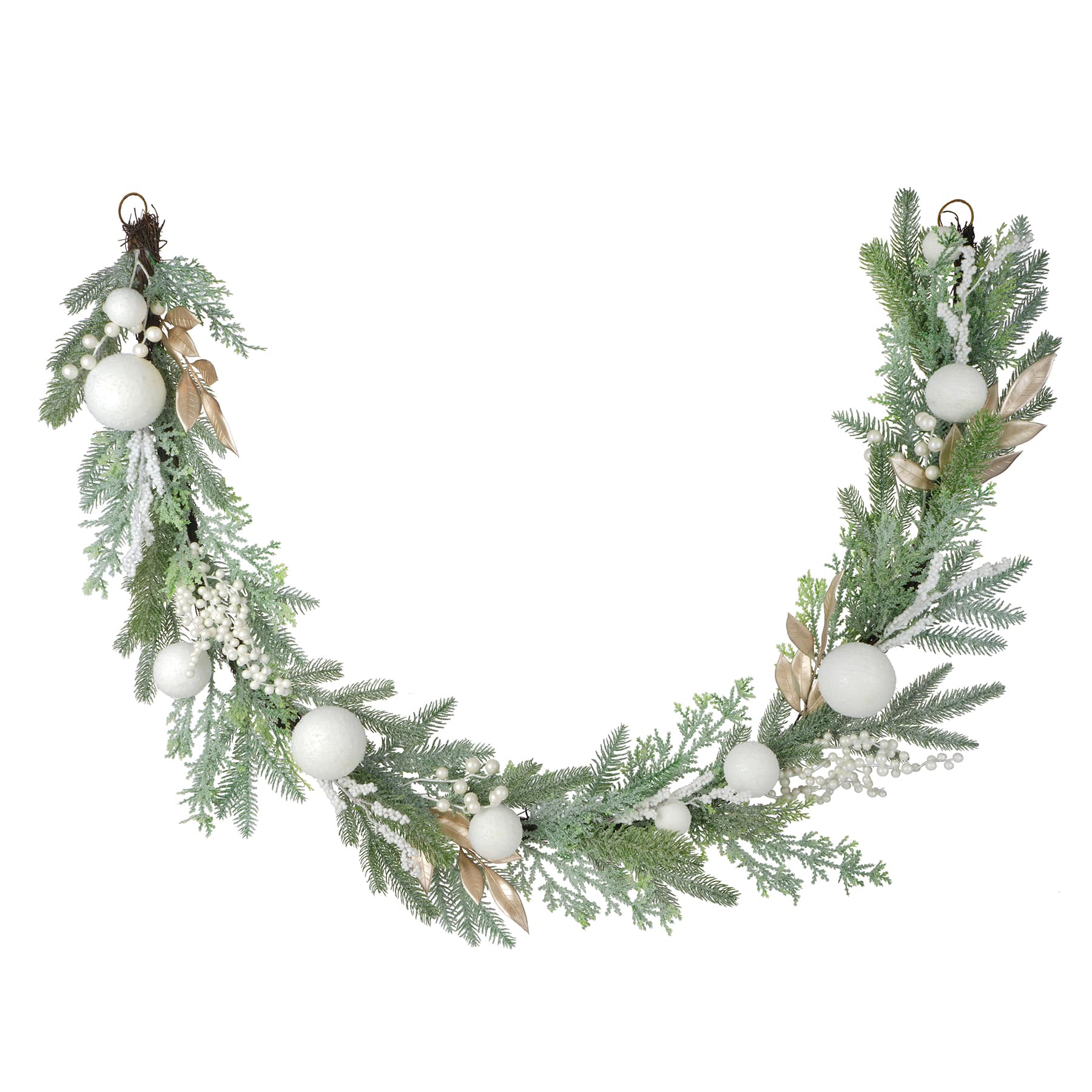 6ft. Snowy Pine &#x26; Berry Garland by Ashland&#xAE;