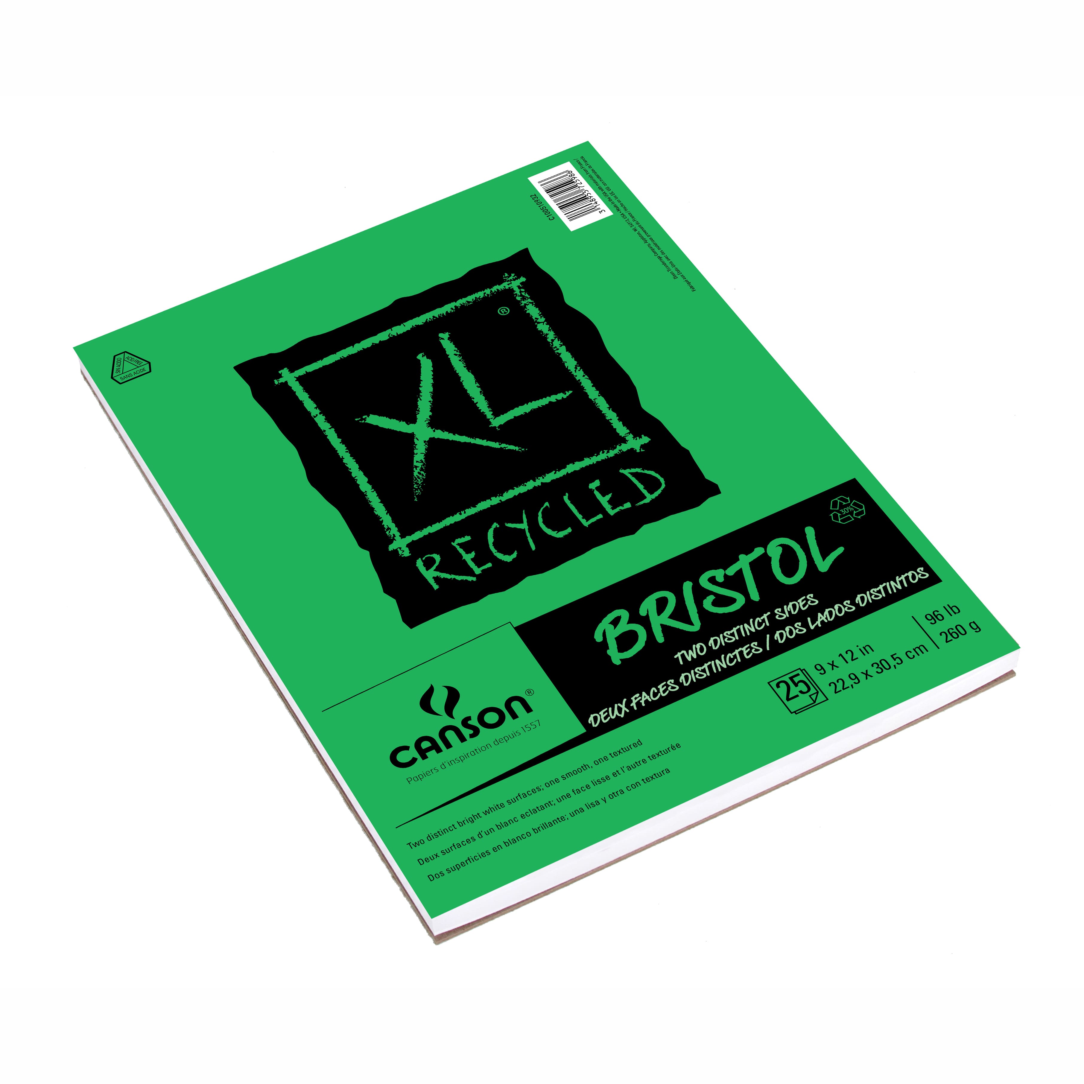 Canson XL Bristol Pad Smooth 14x17, 25 Sheets
