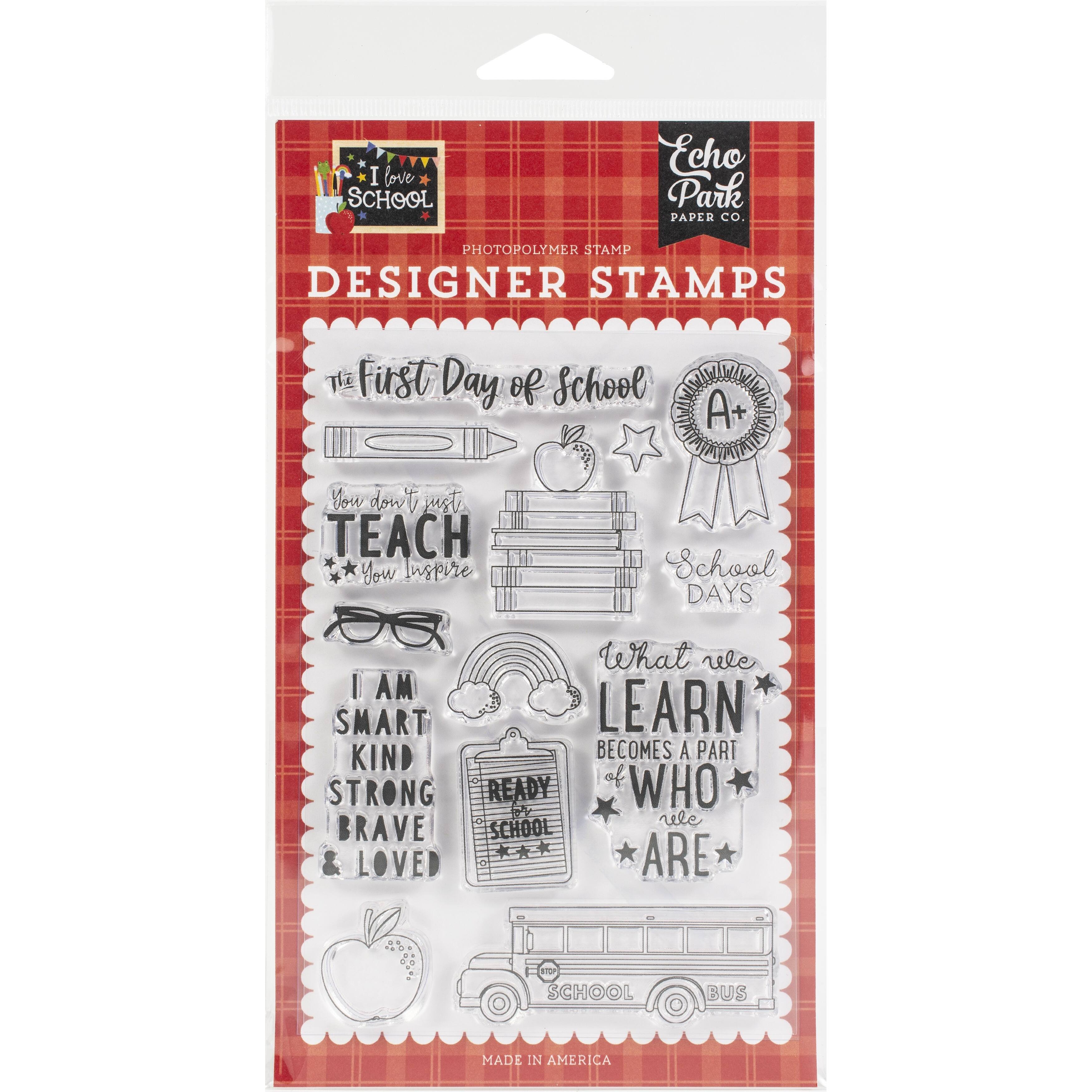 Echo Park™ First Day Of School Stamps By Echo Park Paper | Michaels®