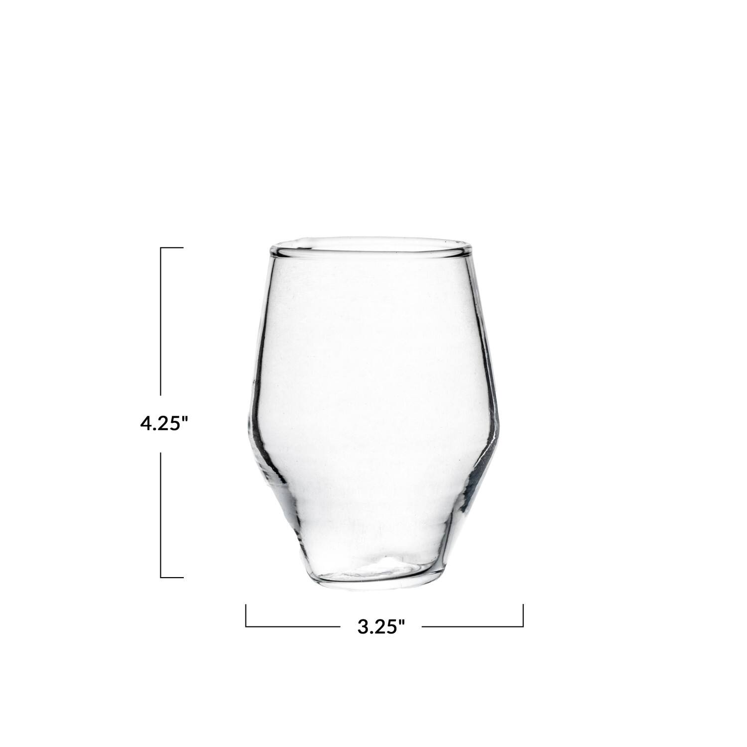 Hello Honey&#xAE; 3.25&#x22; Clear Round Drinking Glasses, 6ct.