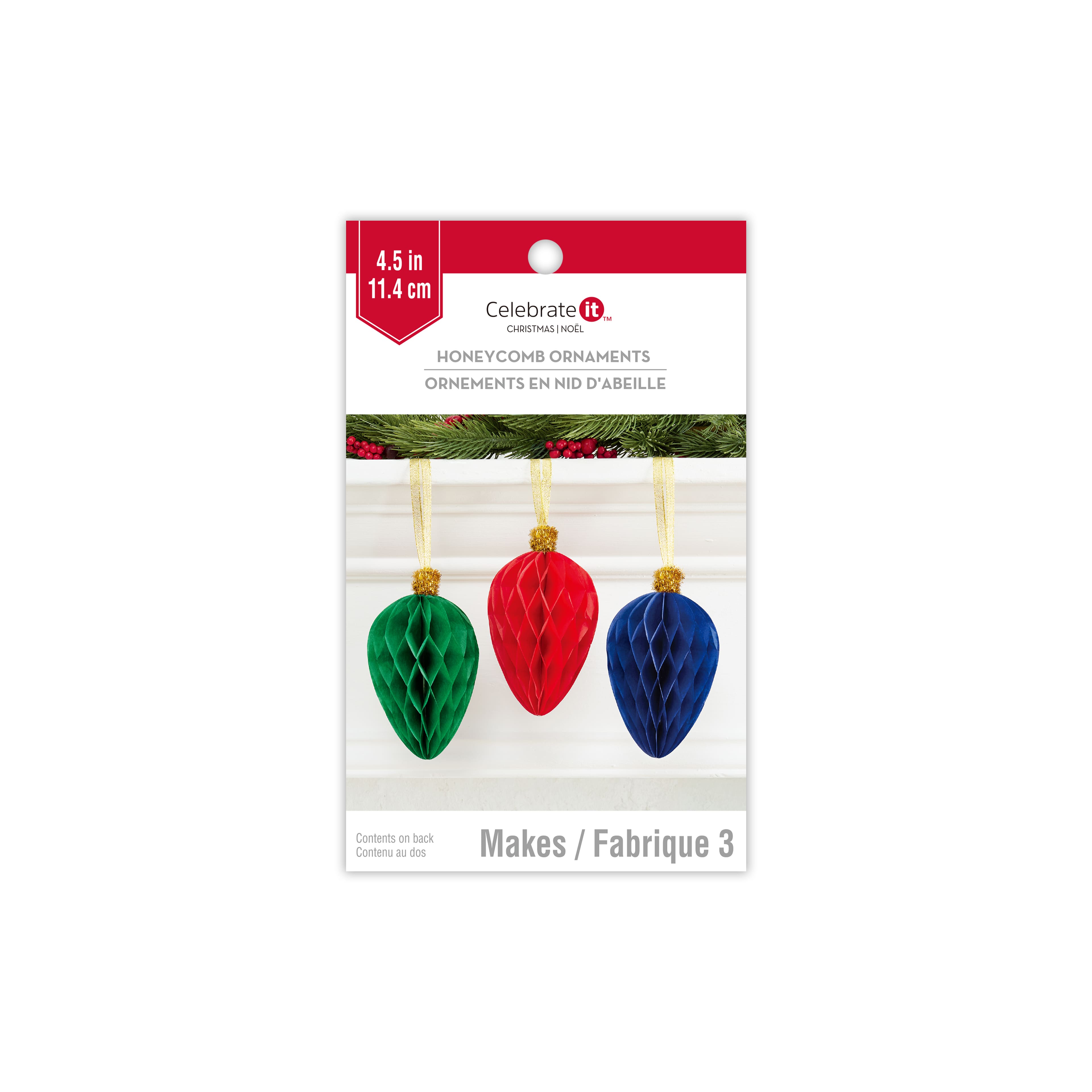 Honeycomb Bulb Ornament Kit by Celebrate It&#x2122;
