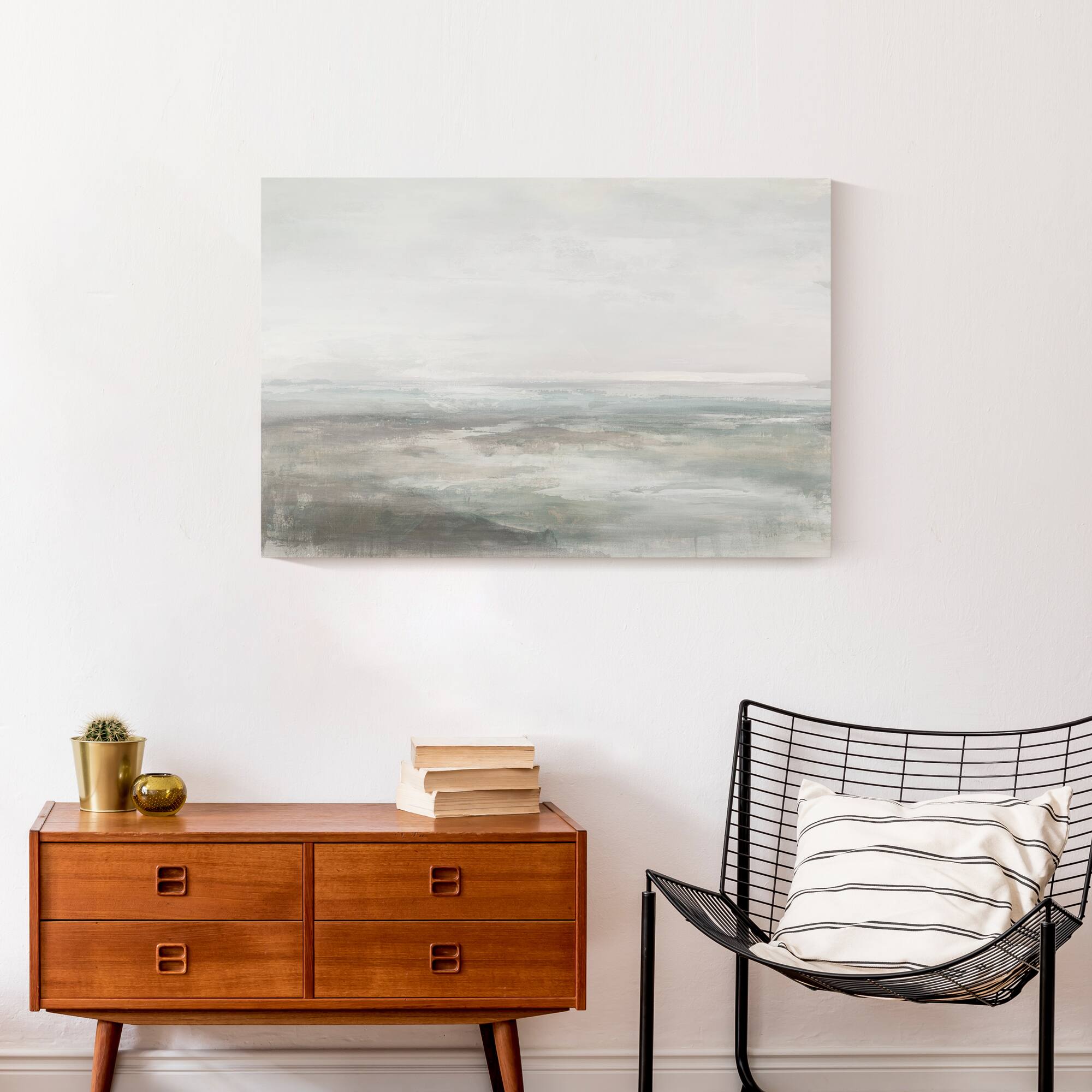 Abstract Seascape 30&#x22; x 20&#x22; Canvas Wall Art