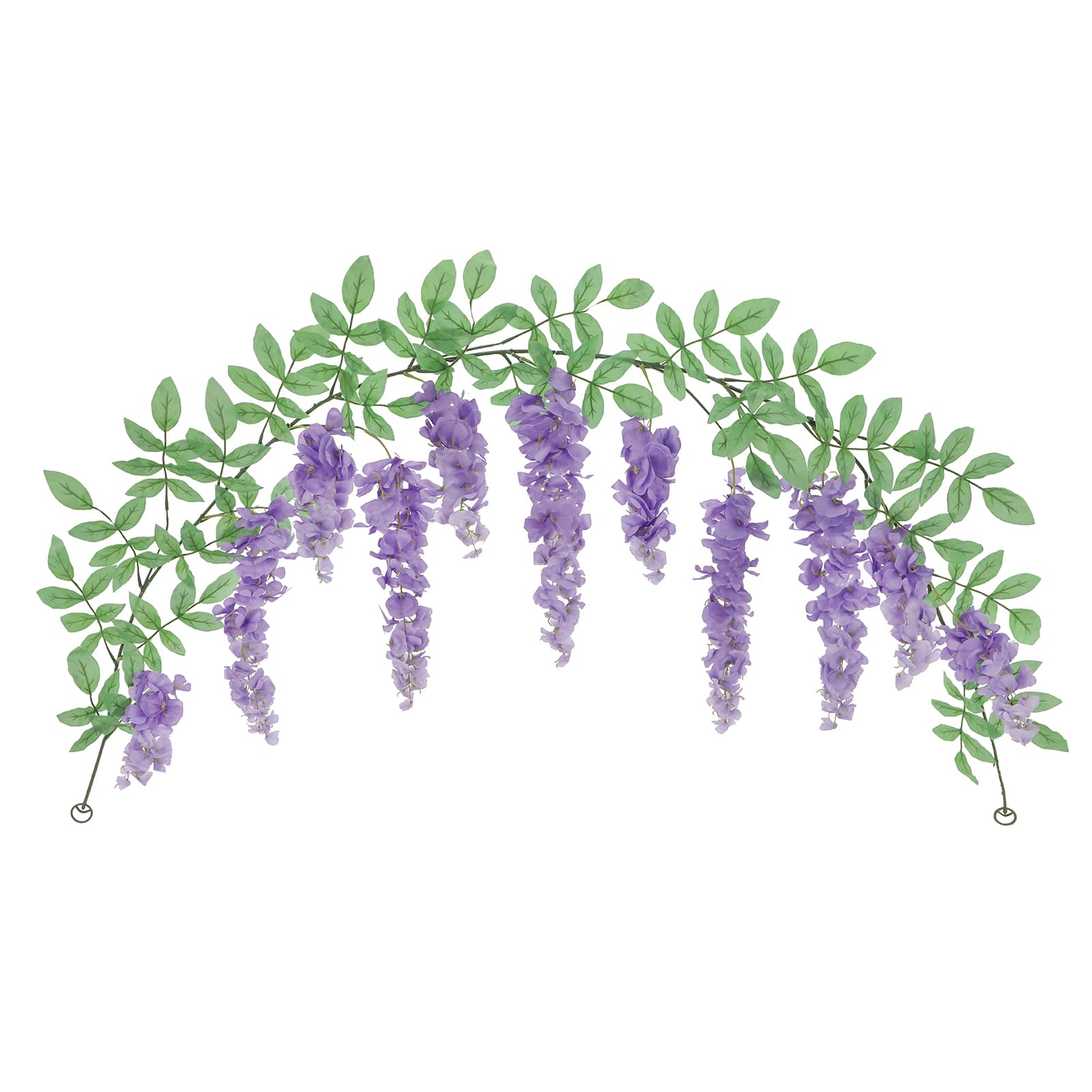 purple 6 pcs wisteria